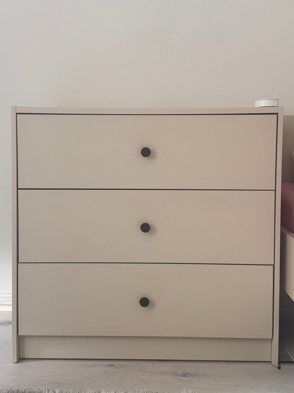 IKEA MALM Chest of 3 Drawers, White, 80x78 cm, Very Good Condition