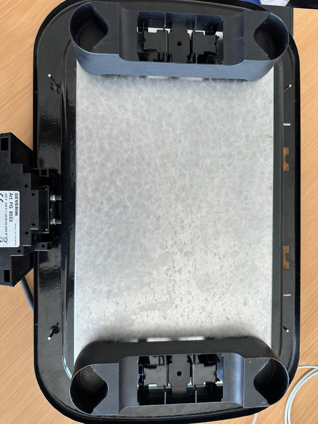 SEVERIN Tischgrill PG 1511, 2300W, Schwarz, Mittel, Gebraucht