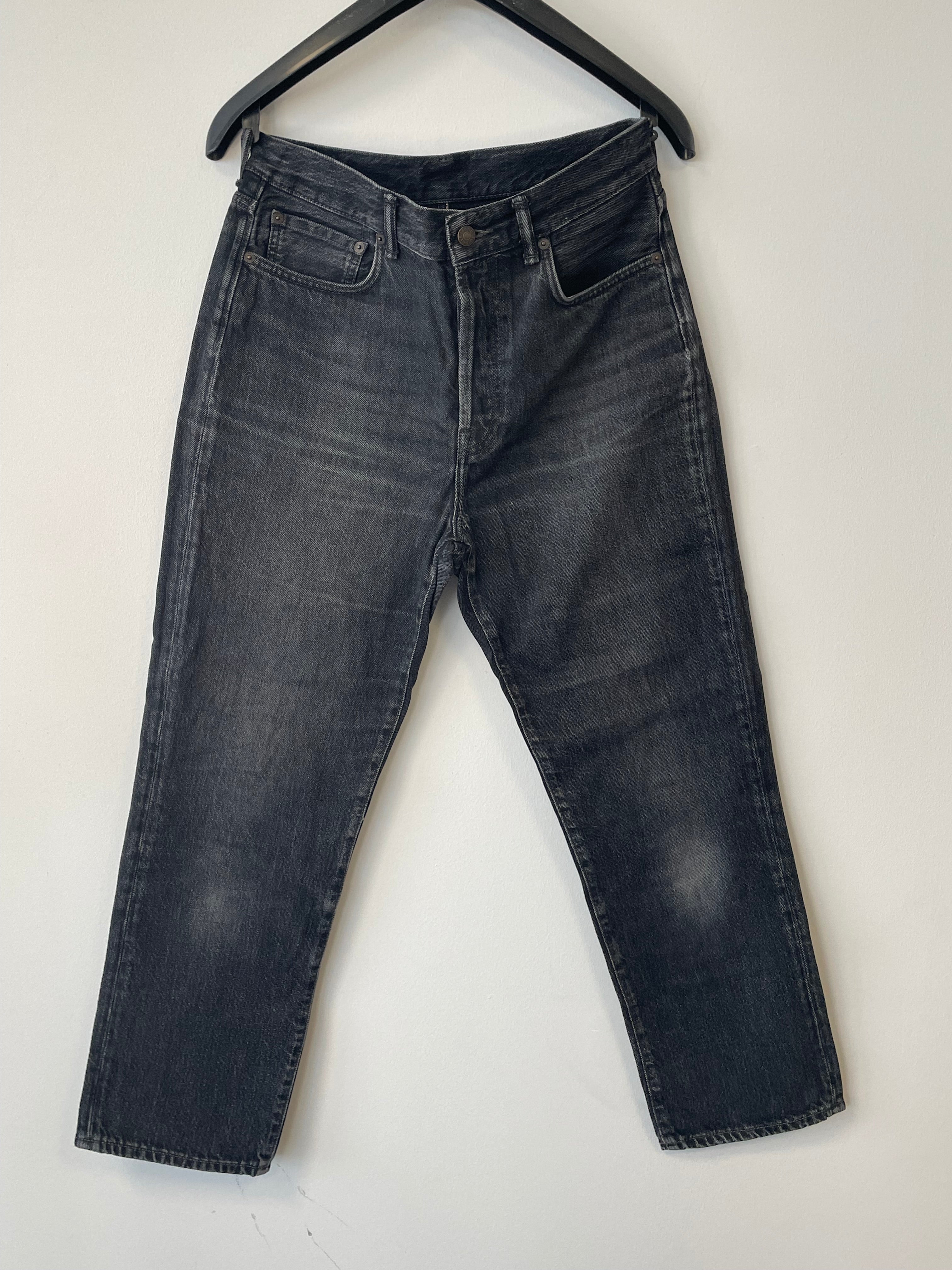 Acne Studios Mece Jeans Vintage Schwarz W30 L32 100% Baumwolle Italy Guter Zustand