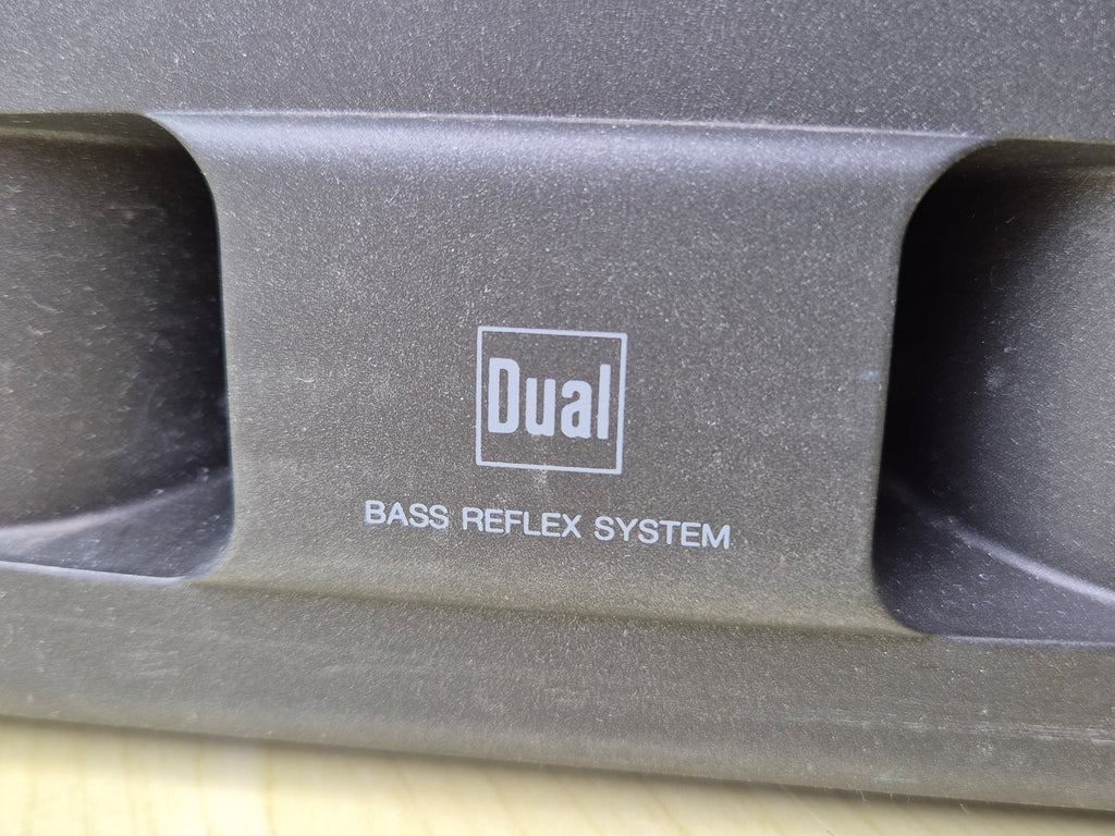 Dual CL 2000 Vintage Bookshelf Speakers, 60W 8Ω, Black, Tested Pair
