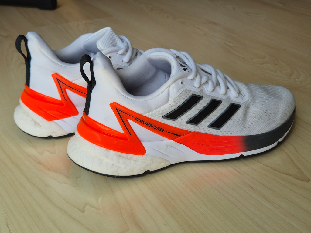 Adidas Response Super 2.0 White/Solar Red Running Shoes EU 40 – Good