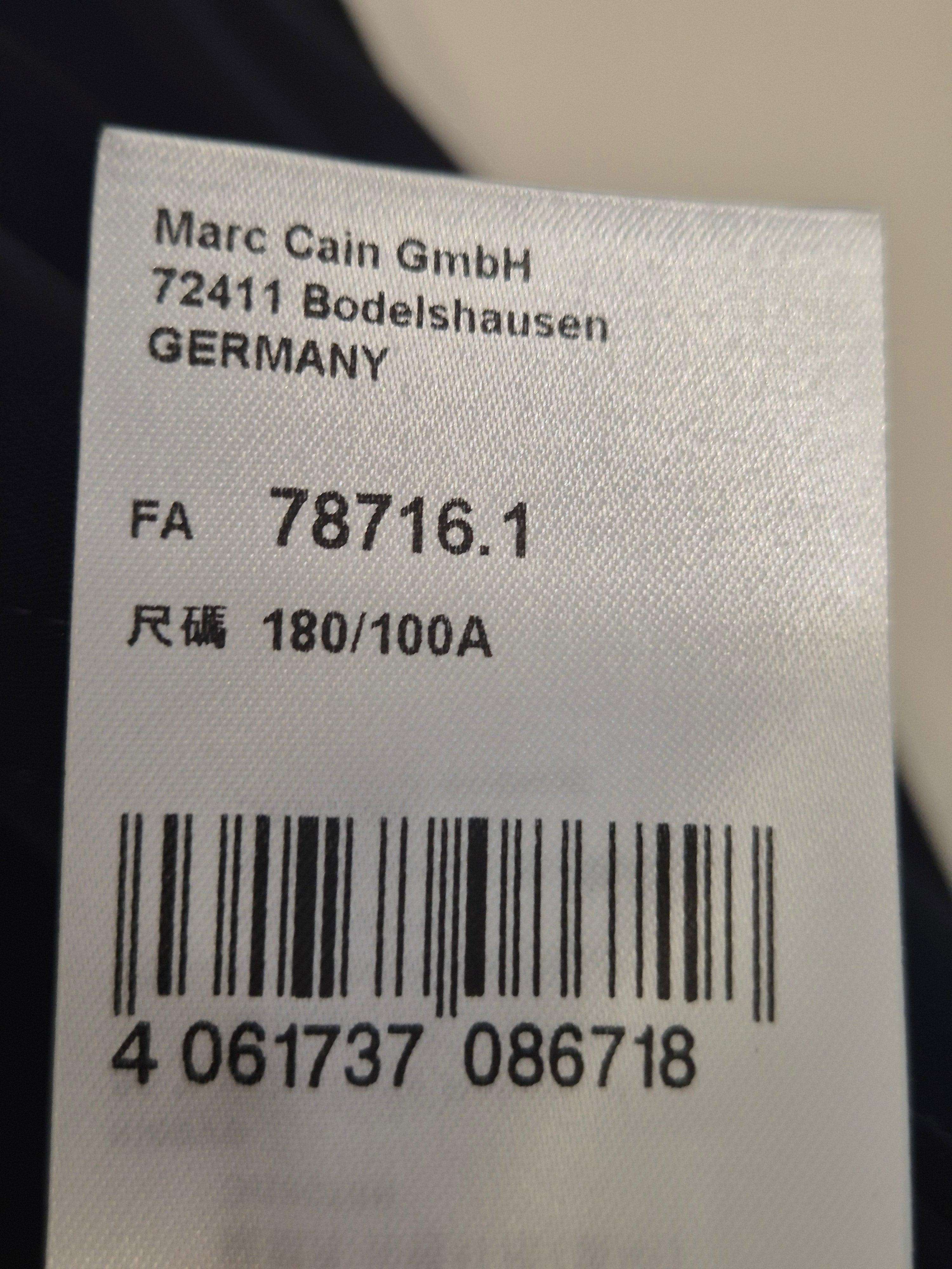 Marc Cain Sports Blazer LS 34.06 J04, N 6 (EU 42/44), Navy, Very Good
