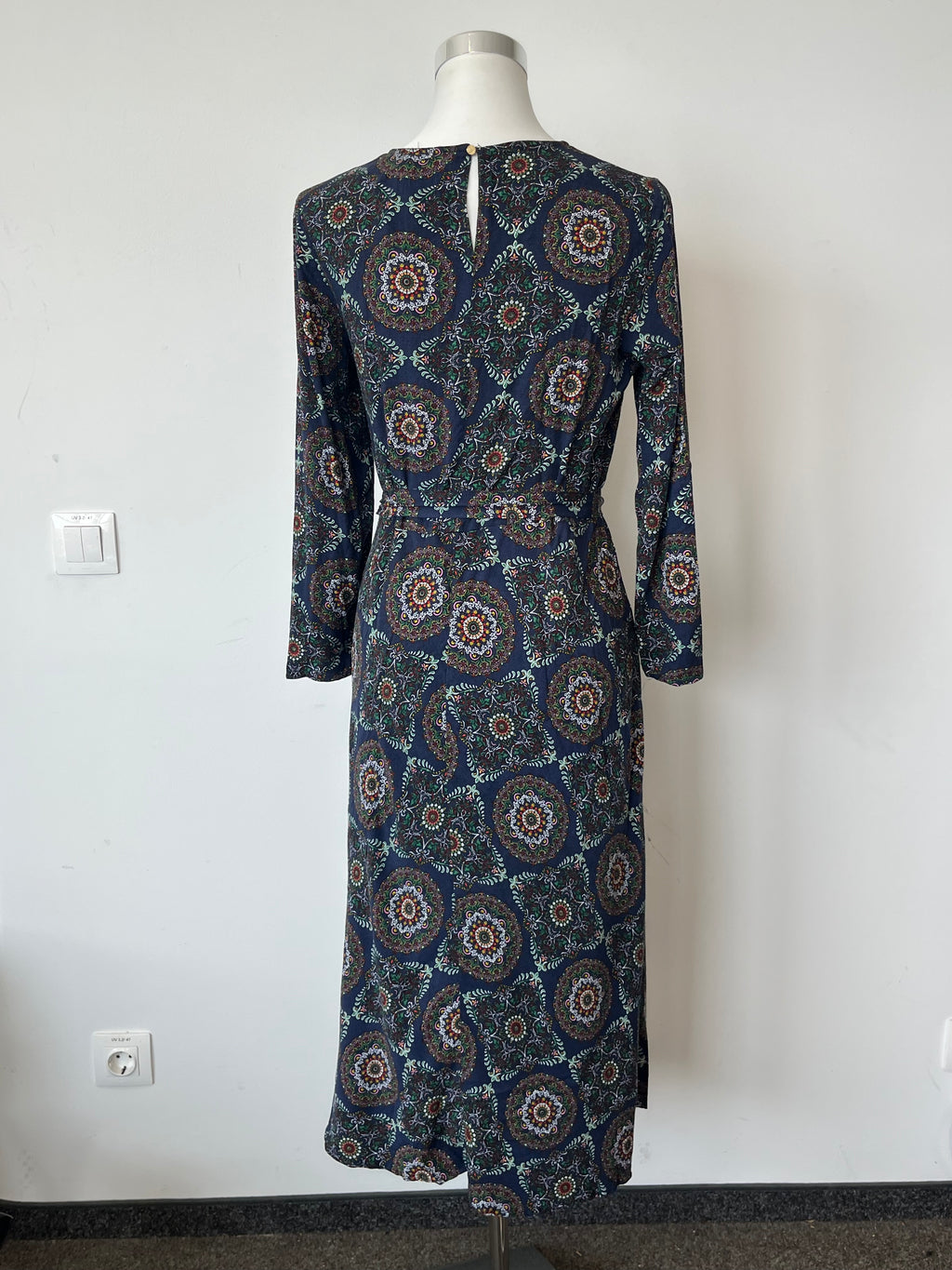Holly & Whyte by Lindex Maxikleid Langarm EU 40 Mehrfarbig Sehr Gut