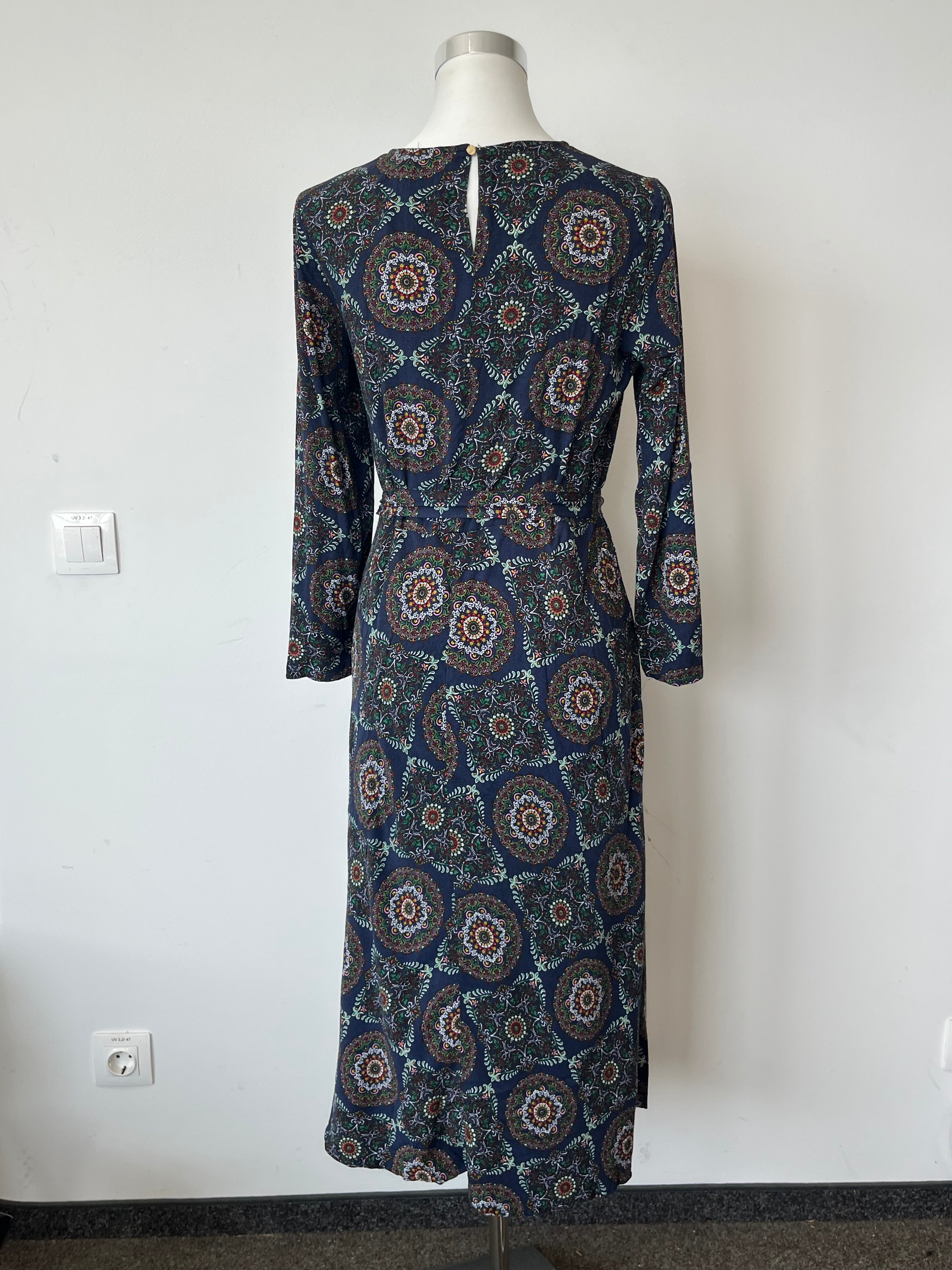 Holly & Whyte by Lindex Maxikleid Langarm EU 40 Mehrfarbig Sehr Gut
