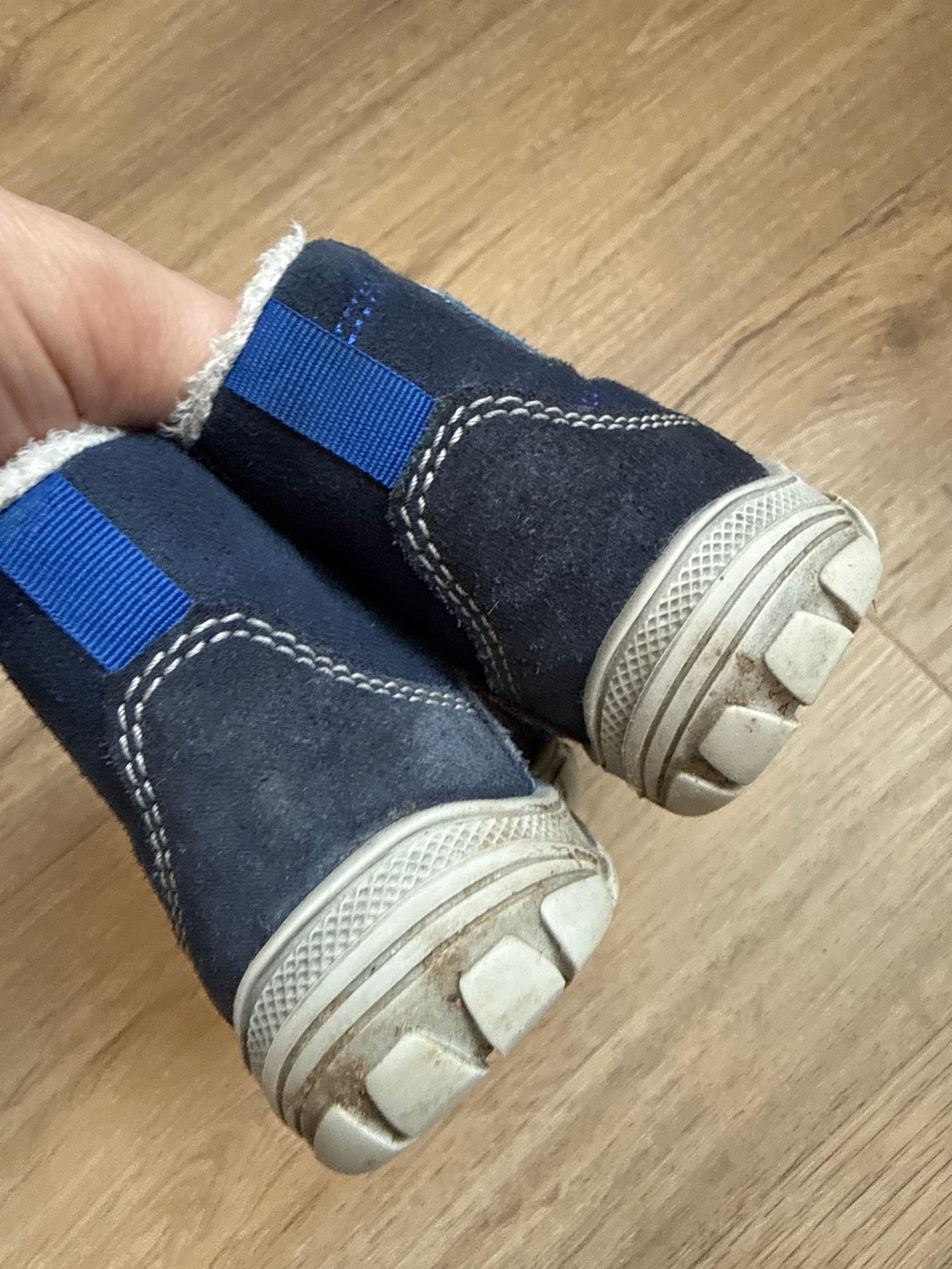 Richter Groovy Kids’ Winter Boots – Gore-Tex, Blue, Size 22, Good Condition