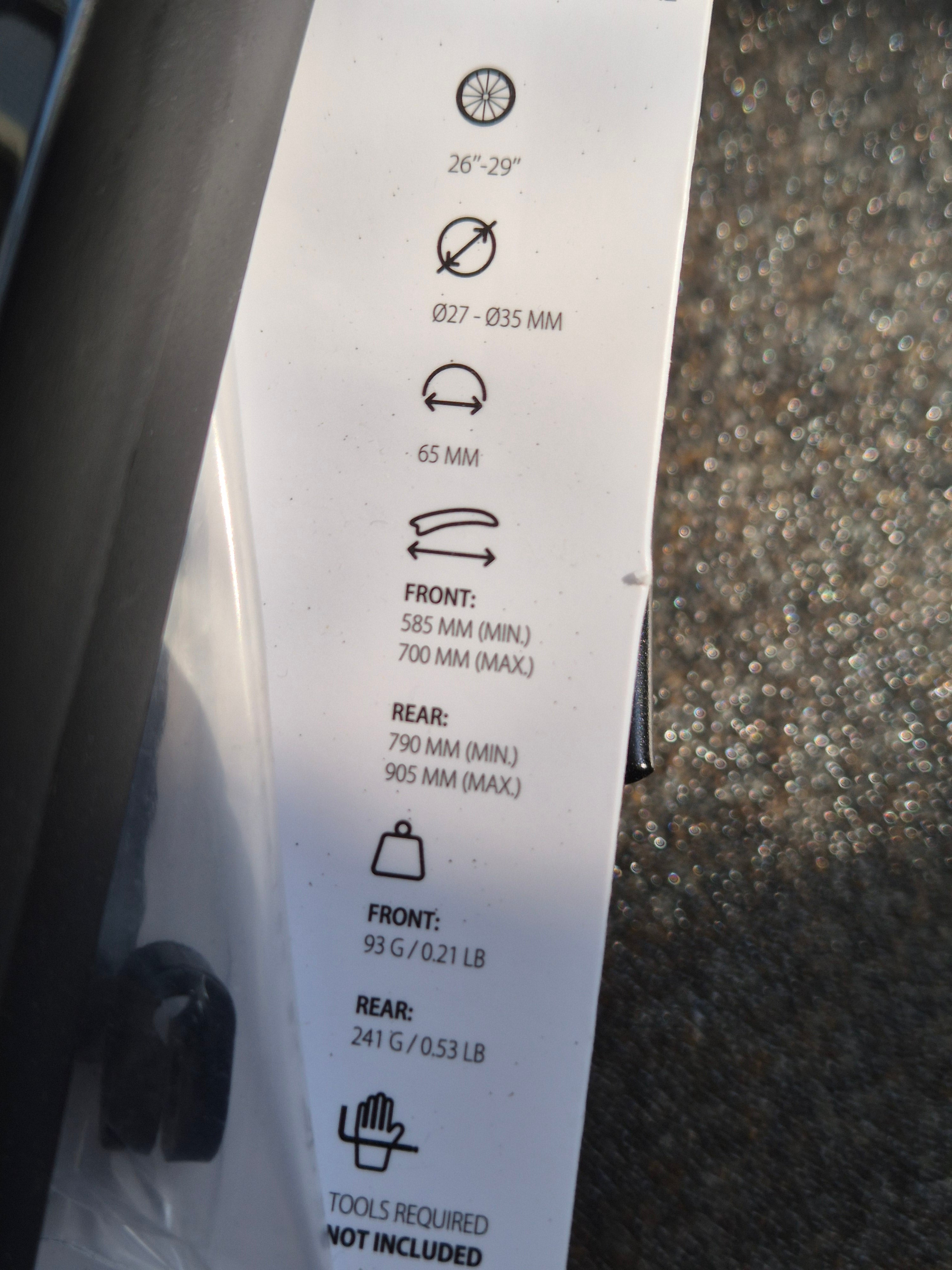 Polisport Expander MTB Rear Mudguard 26-29″ Damaged Non-functional