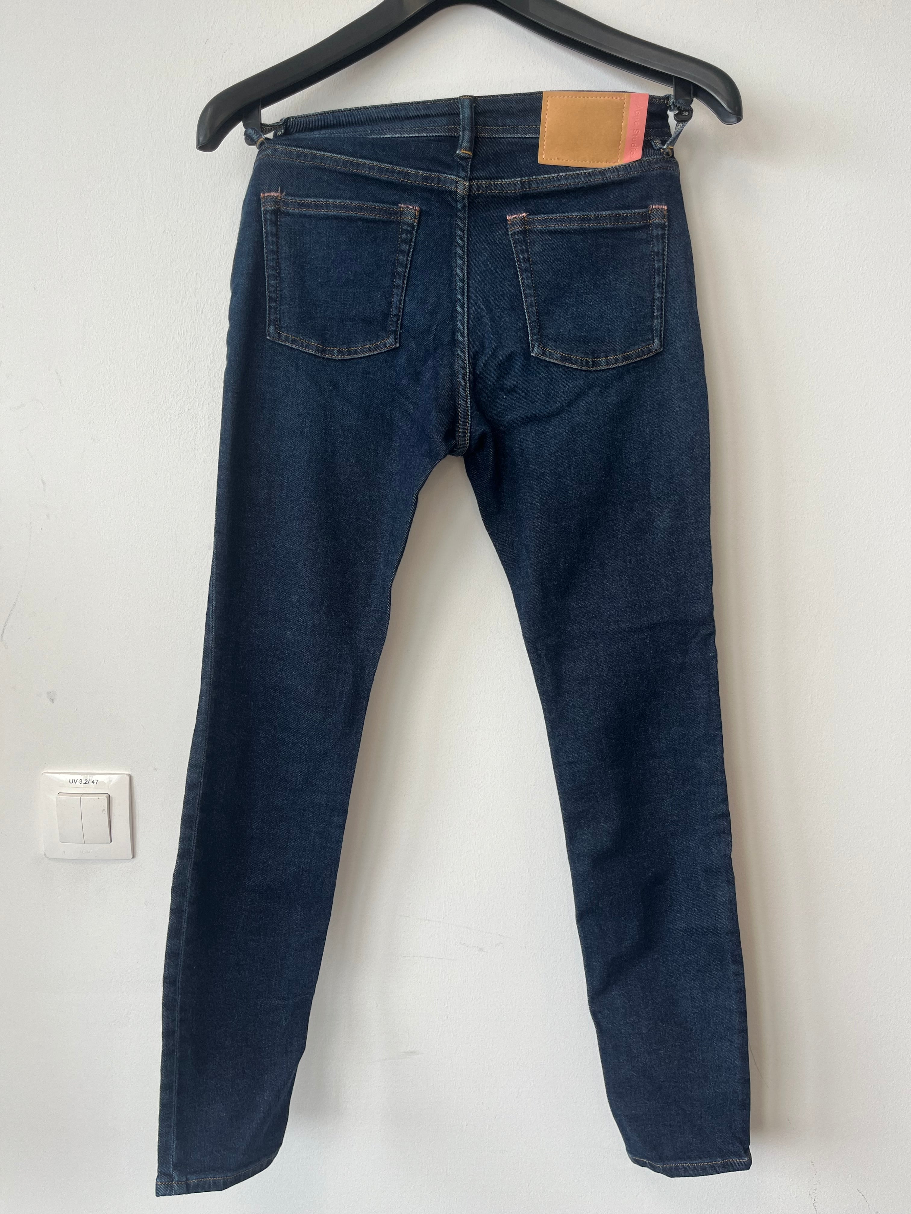Acne Studios Climb Skinny Jeans Damen Dunkelblau 25/32 Sehr Gut