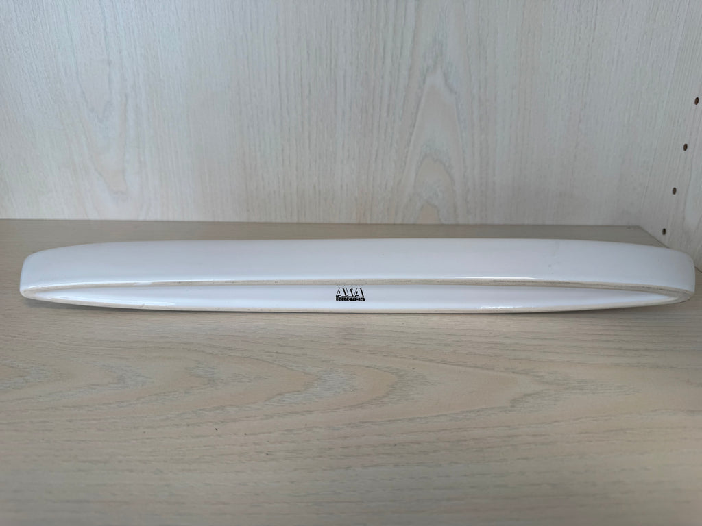 ASA Selection Servierplatte Porzellan Weiß 40 cm schlank – sehr guter Zustand