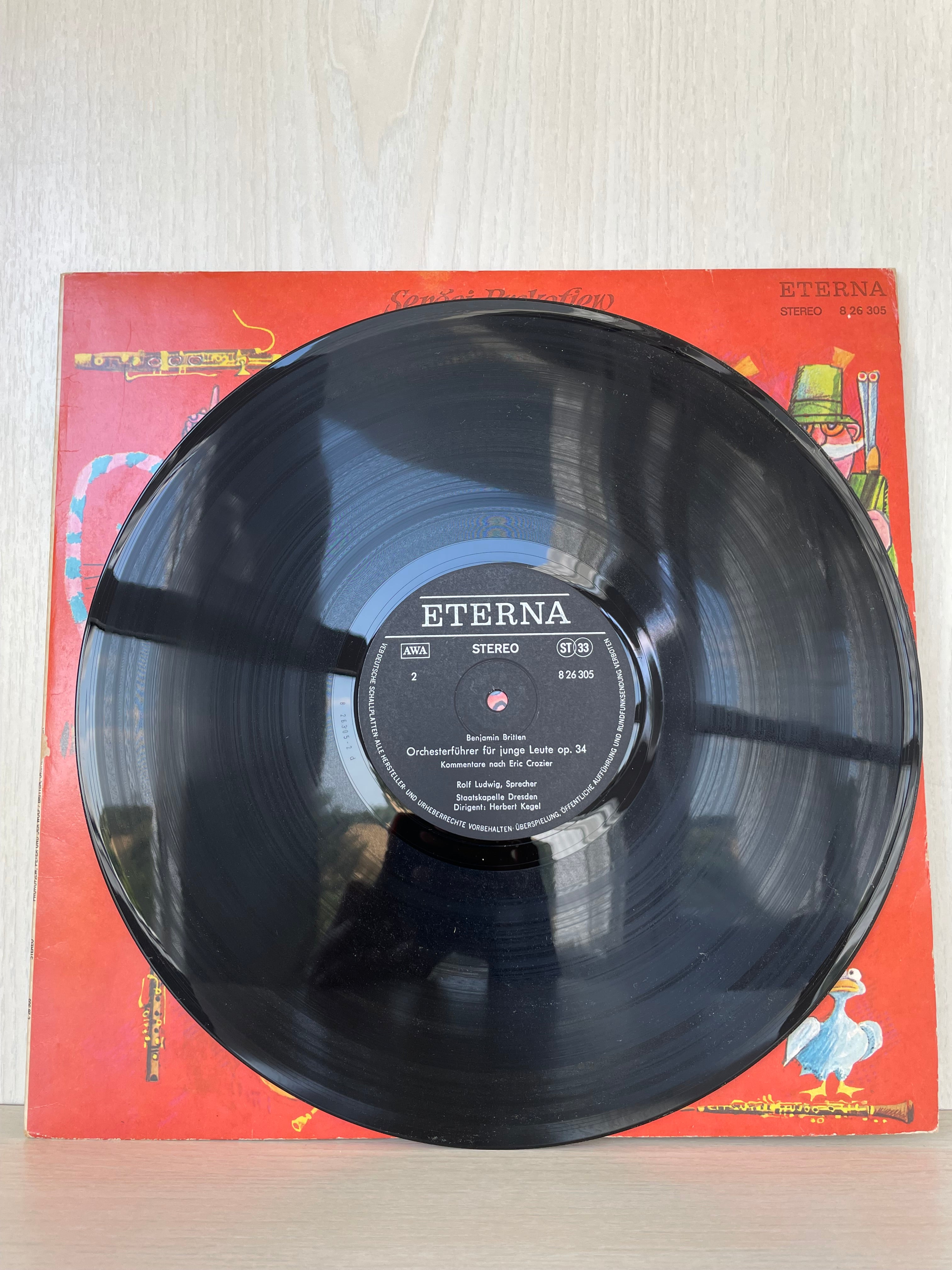 ETERNA LP – Prokofjew „Peter und der Wolf“ / Britten „Orchesterführer“ VG