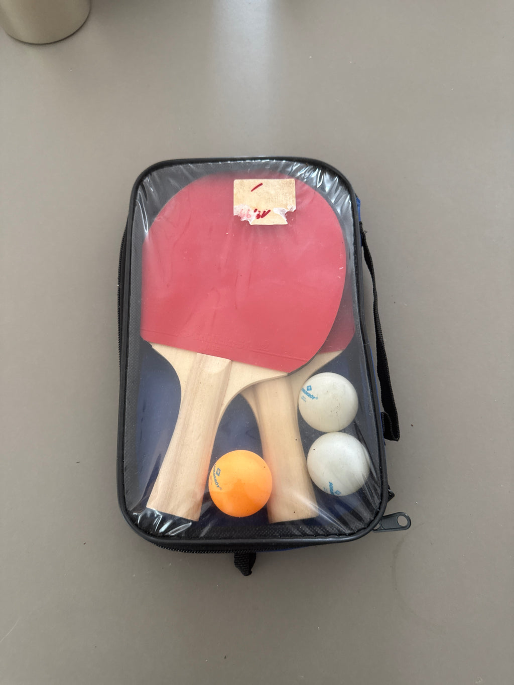 Schildkröt JADE Tischtennis-Set: 2 Schläger, 3 Bälle, Tasche, sehr gut