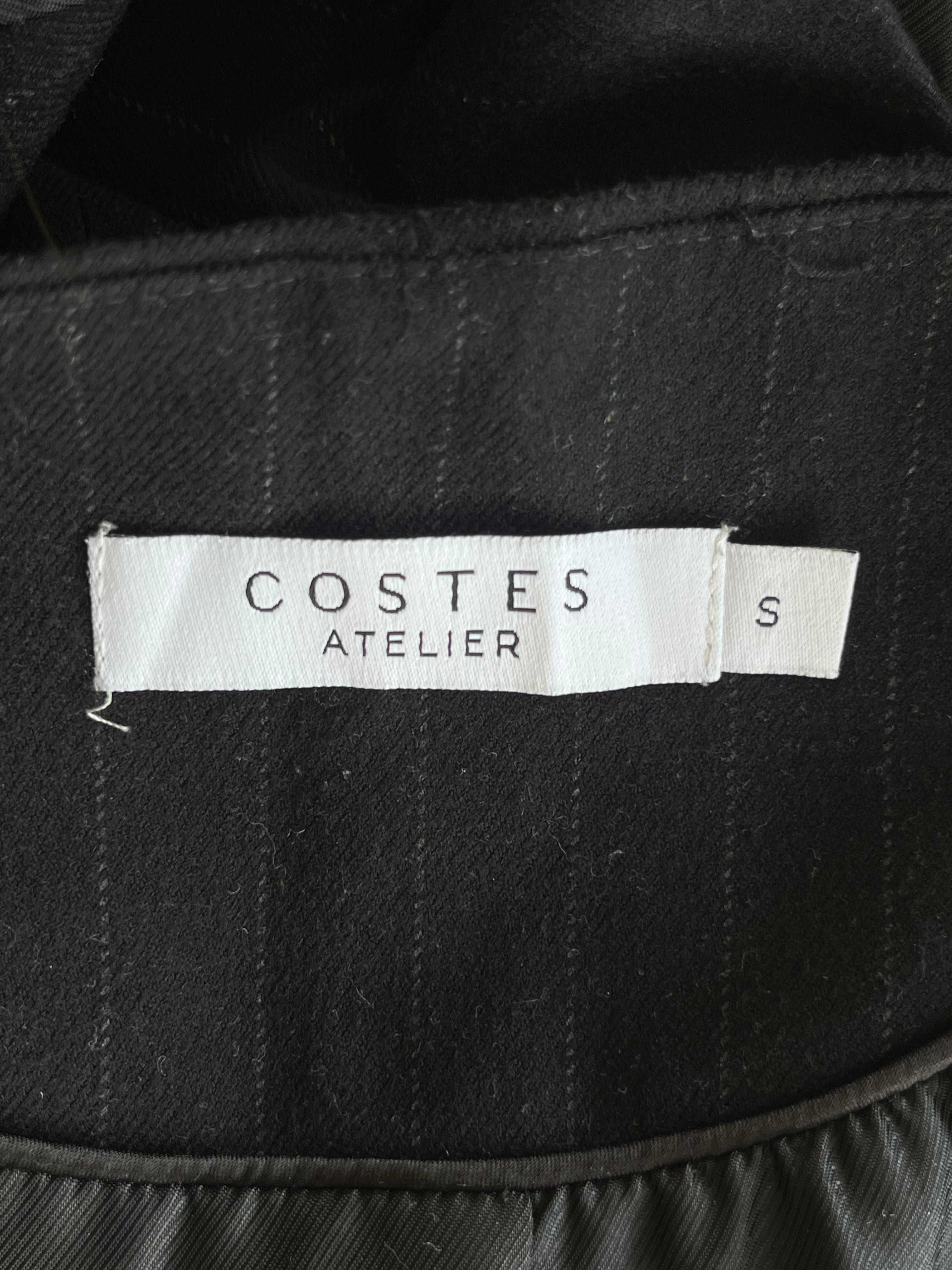 Costes Atelier Tie-Back Weste – Schwarz, Gr. S, Sehr guter Zustand