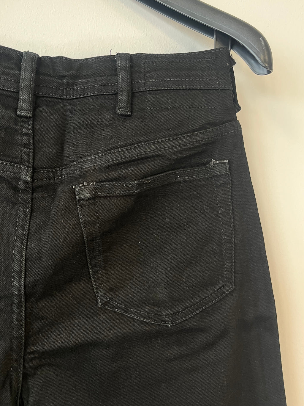 Acne Studios Blå Konst River Stay Black Jeans W29 L32 Schwarz, guter Zustand