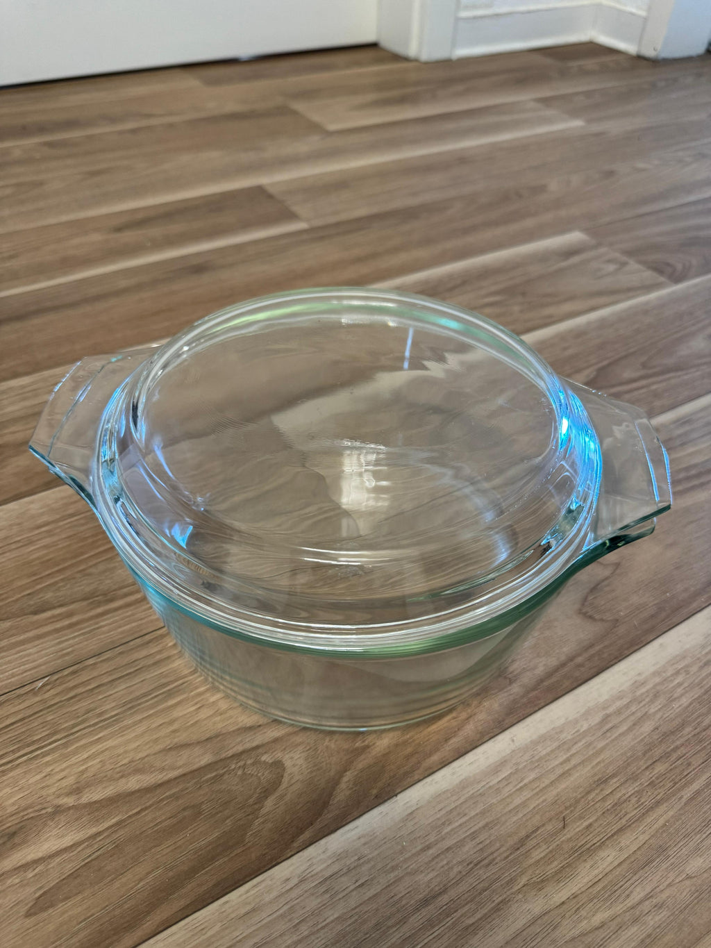 Pyrex 1,5 L Glas-Auflaufform mit Deckel, klar, sehr guter Zustand