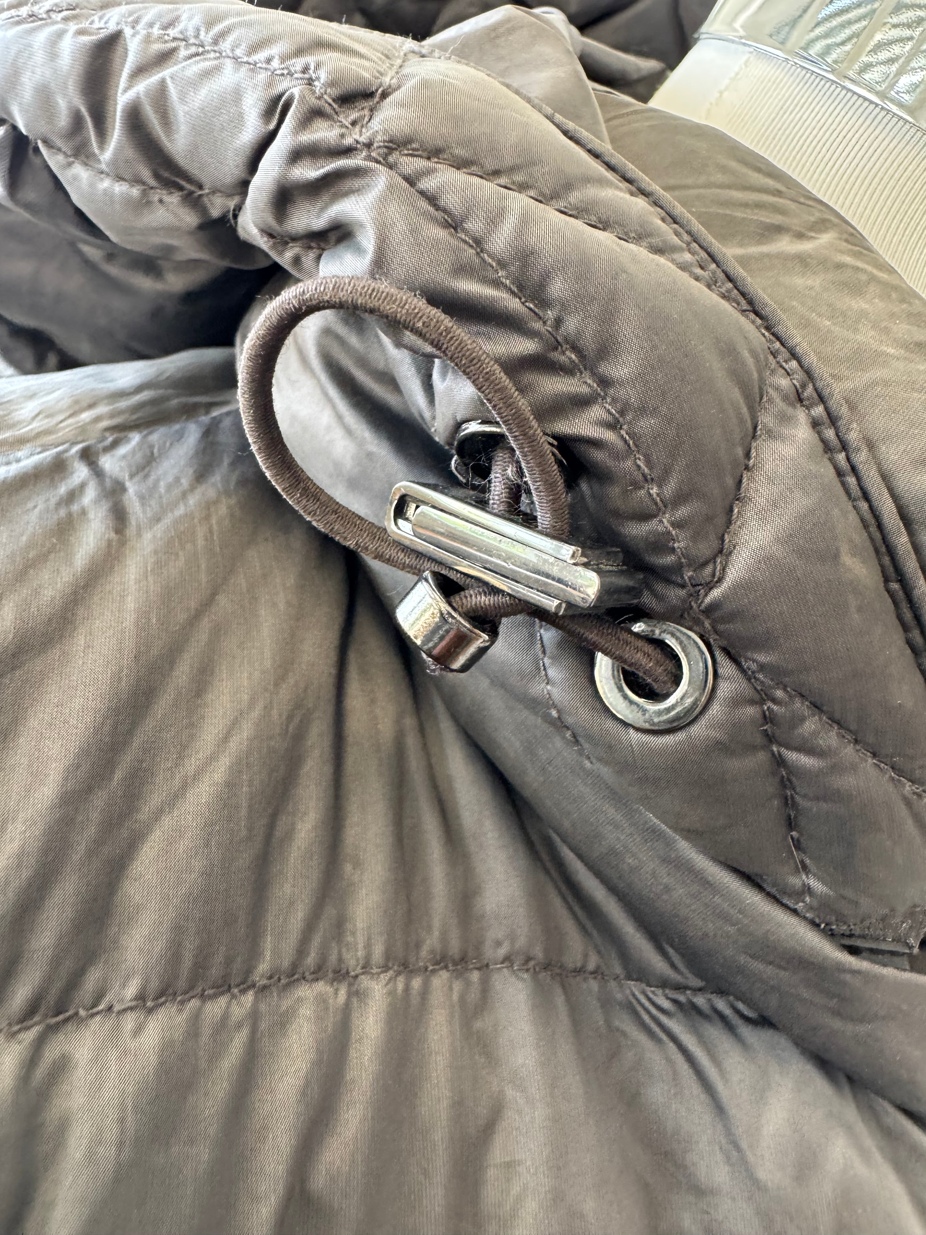 Massimo Dutti Feather-Down Jacket | Size L | Gray | Good Condition