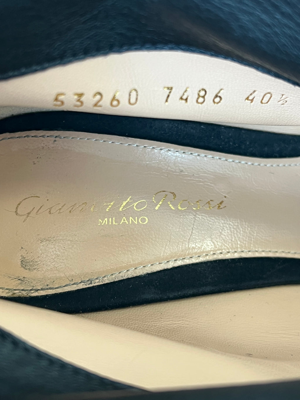 Gianvito Rossi Vamp Stiefeletten Schwarz Veloursleder Gr. 40.5 Sehr Gut
