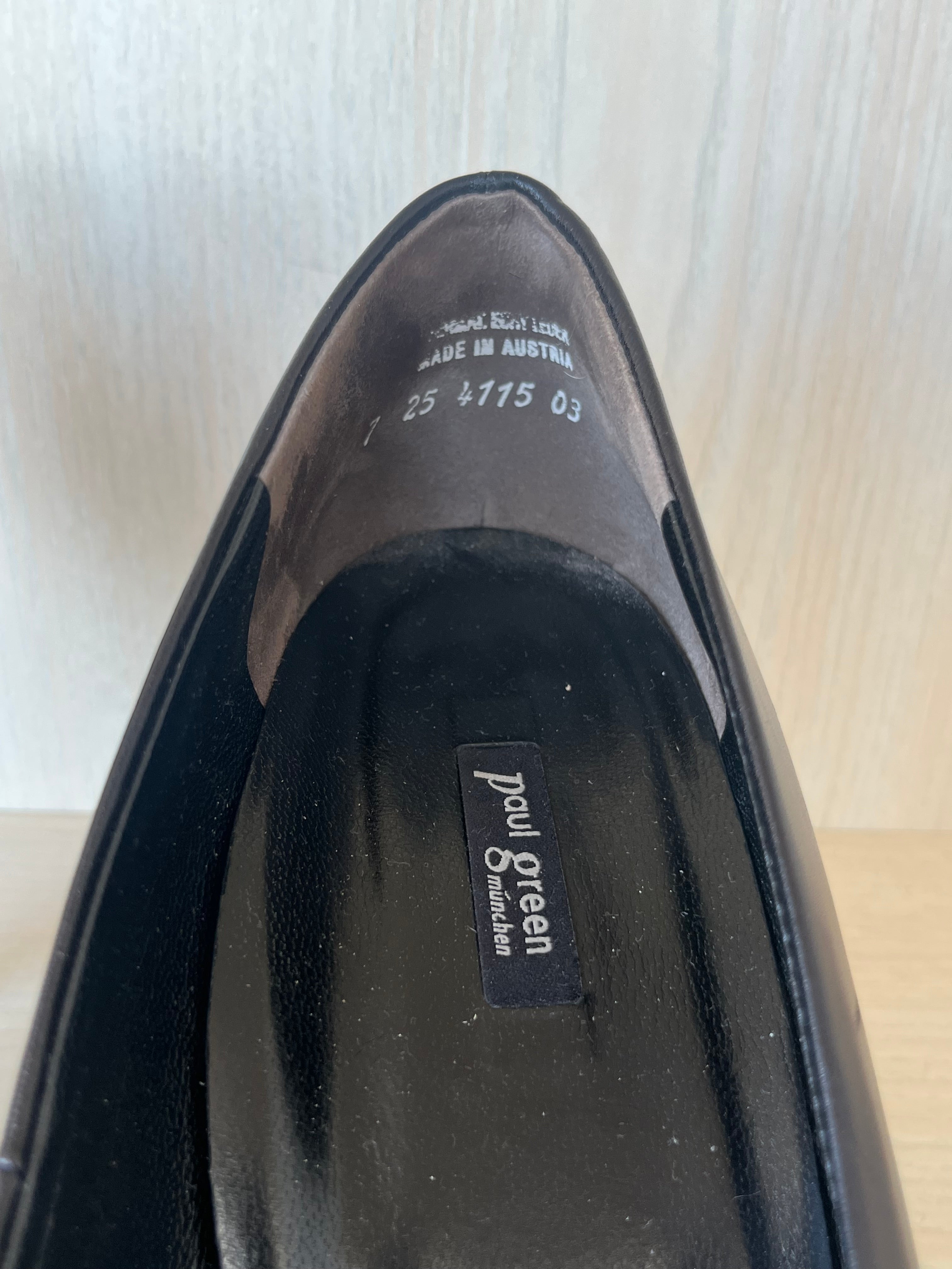 Paul Green Pumps Classic Schwarz Leder EU 41, guter Zustand