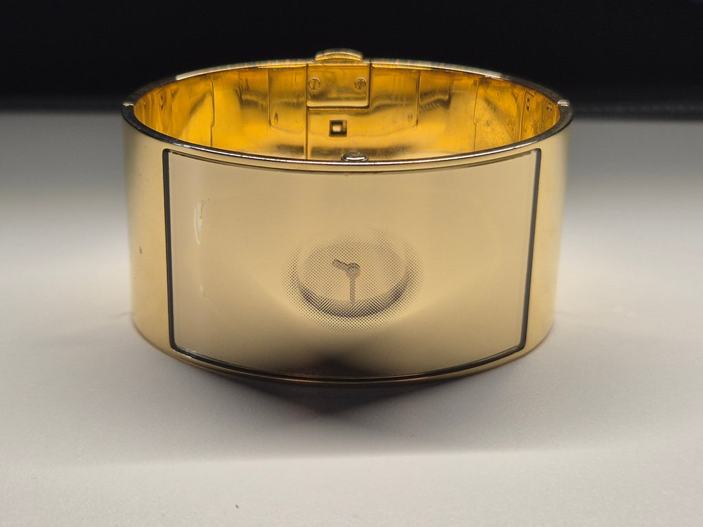 Calvin Klein K34234-00 Damen Cuff Uhr – Edelstahl, Gold, Gut, Batterie nötig
