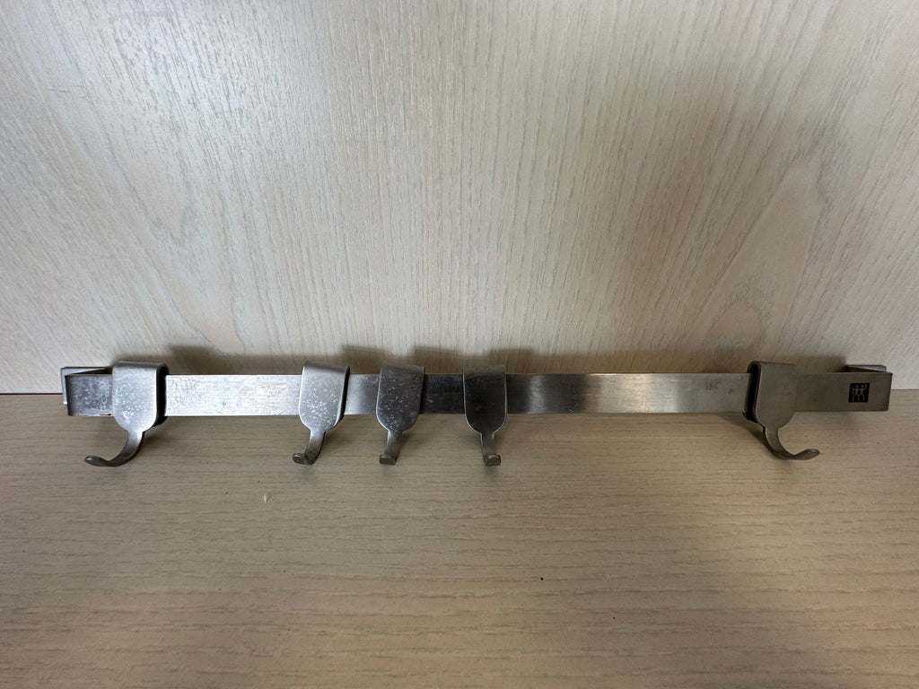ZWILLING Hakenleiste Edelstahl 70cm, 6 Haken, Silber, Gebraucht