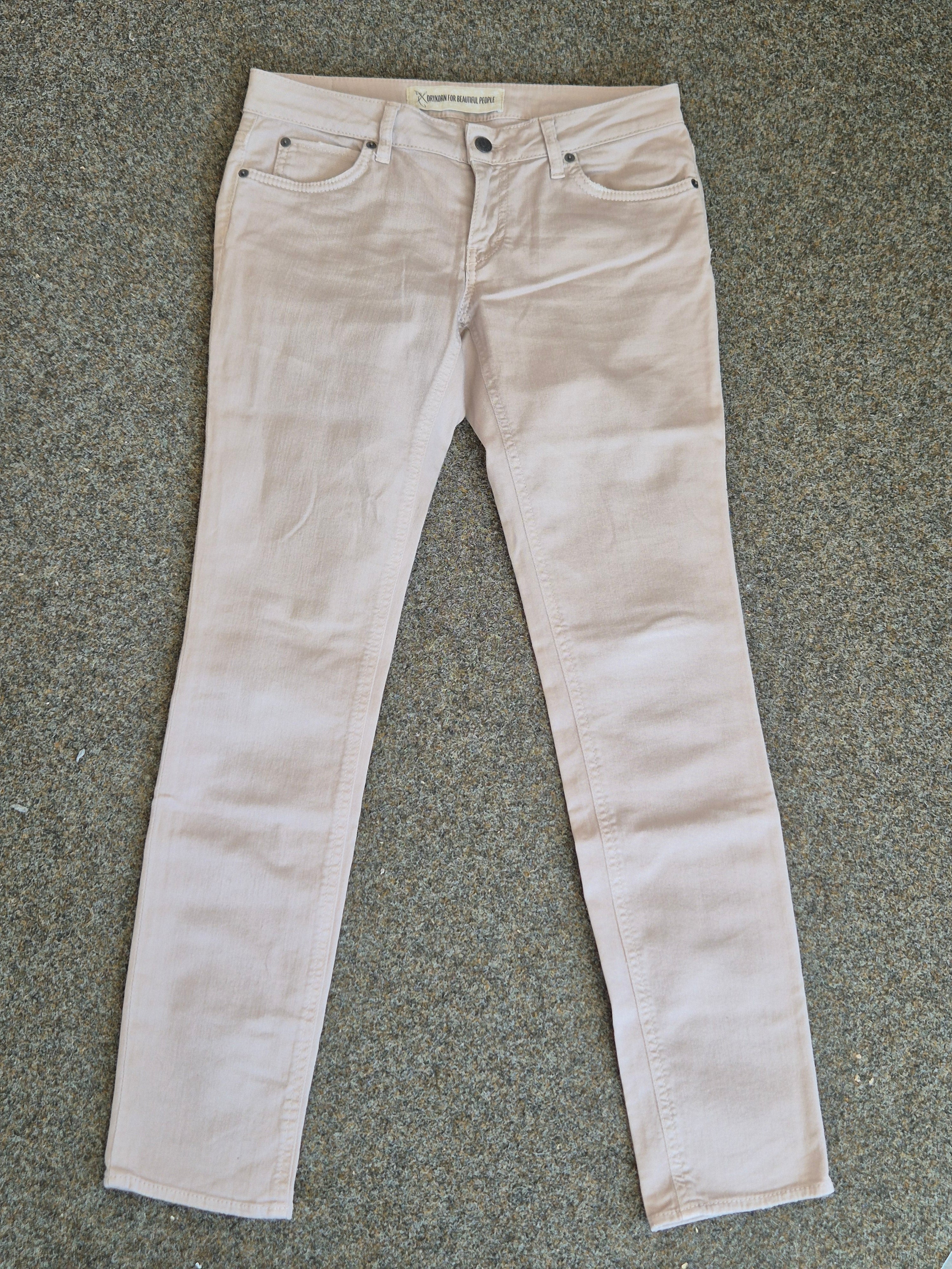 Drykorn Skinny Jeans W29 L34 Creme Stretch – sehr guter Zustand
