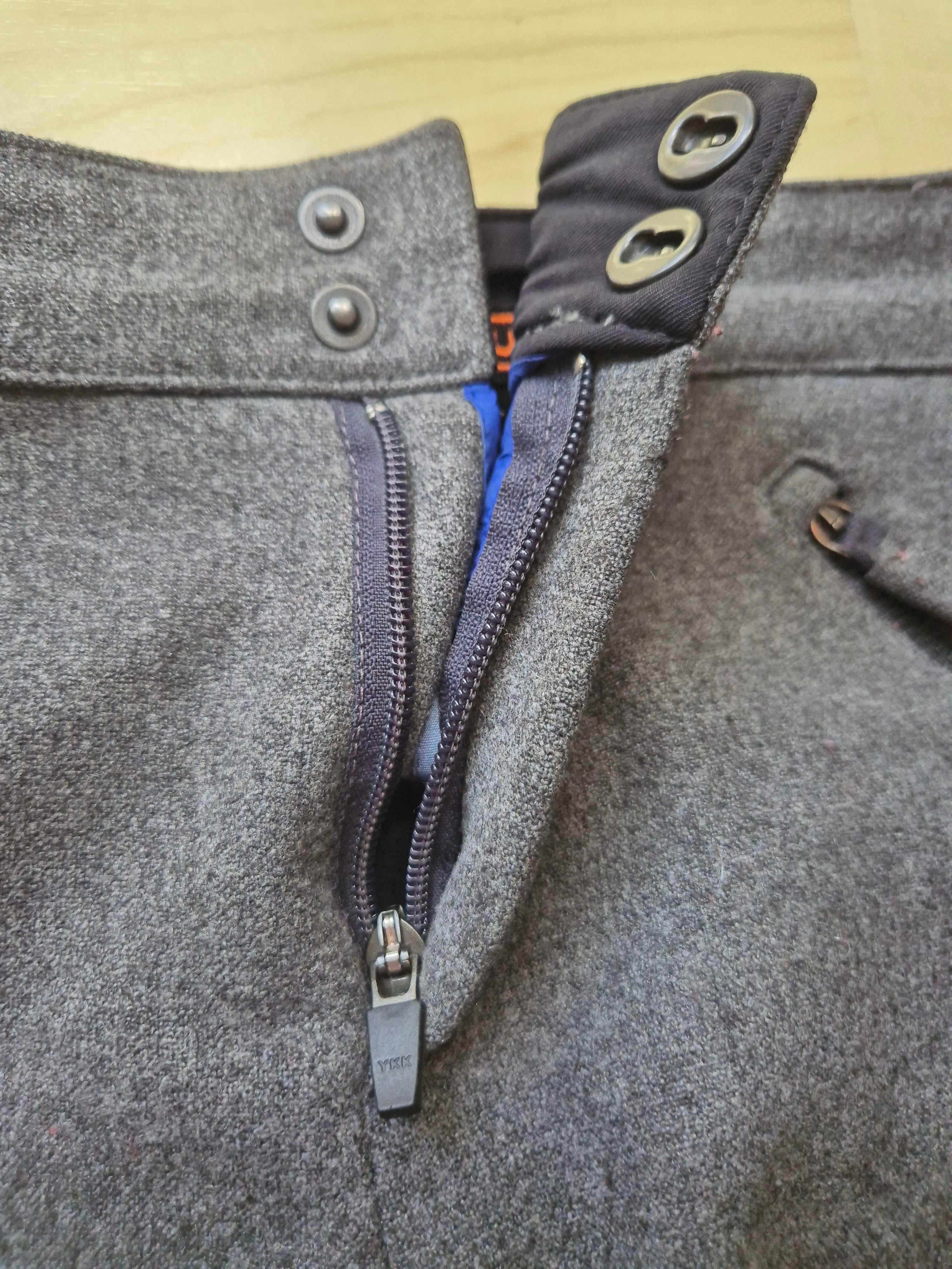 Frauenschuh Noemi Women’s Ski Pants 2/EU36 Dark Grey Wool Blend Used