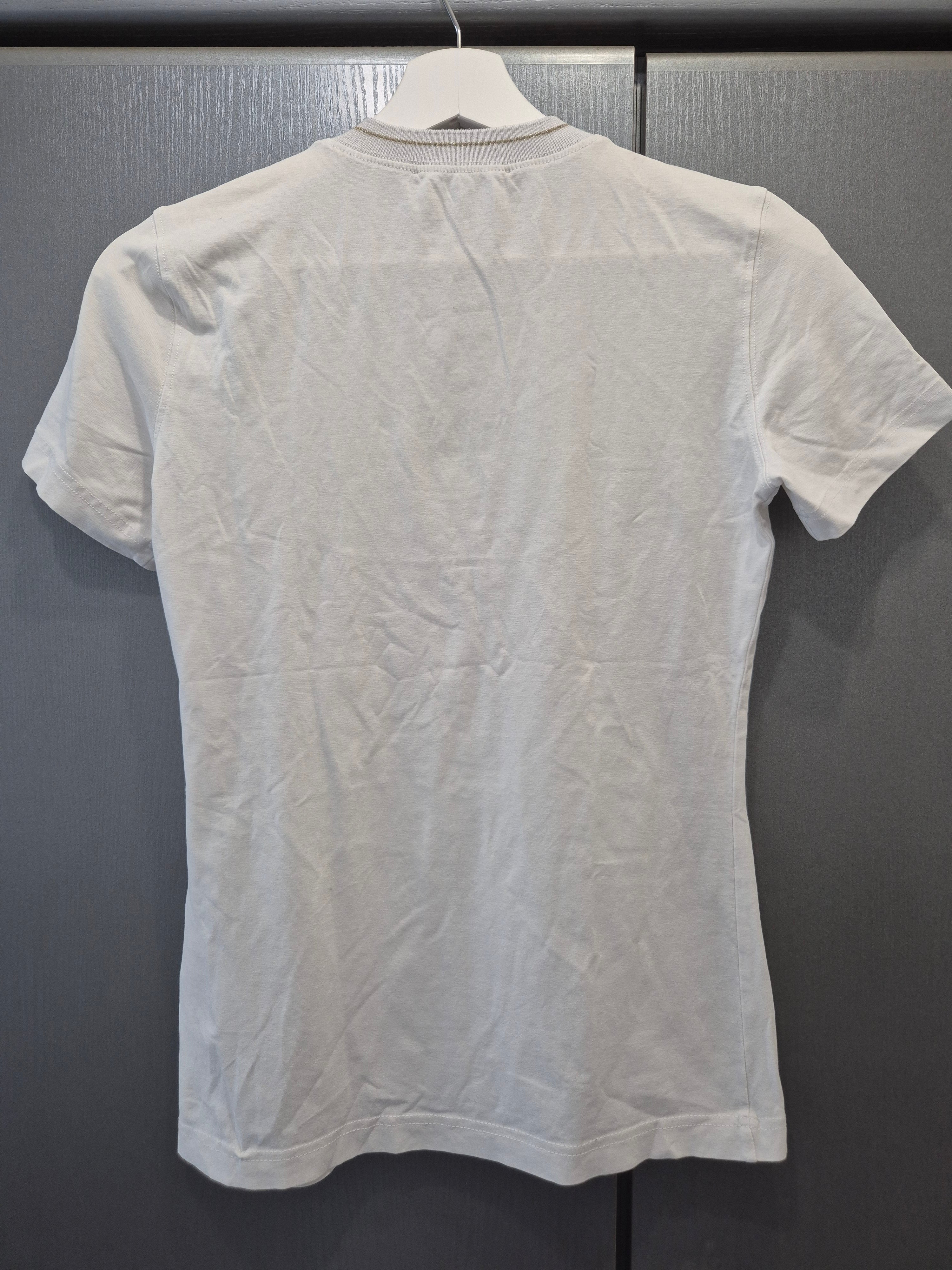 Versace Jeans Couture Slim Fit T-Shirt Weiß Größe M, Zustand Gut