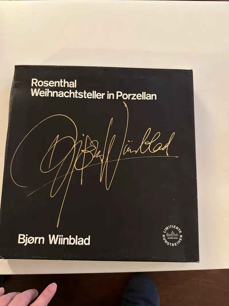Rosenthal Weihnachtsteller „Engel mit Trompete“ Björn Wiinblad Porzellan