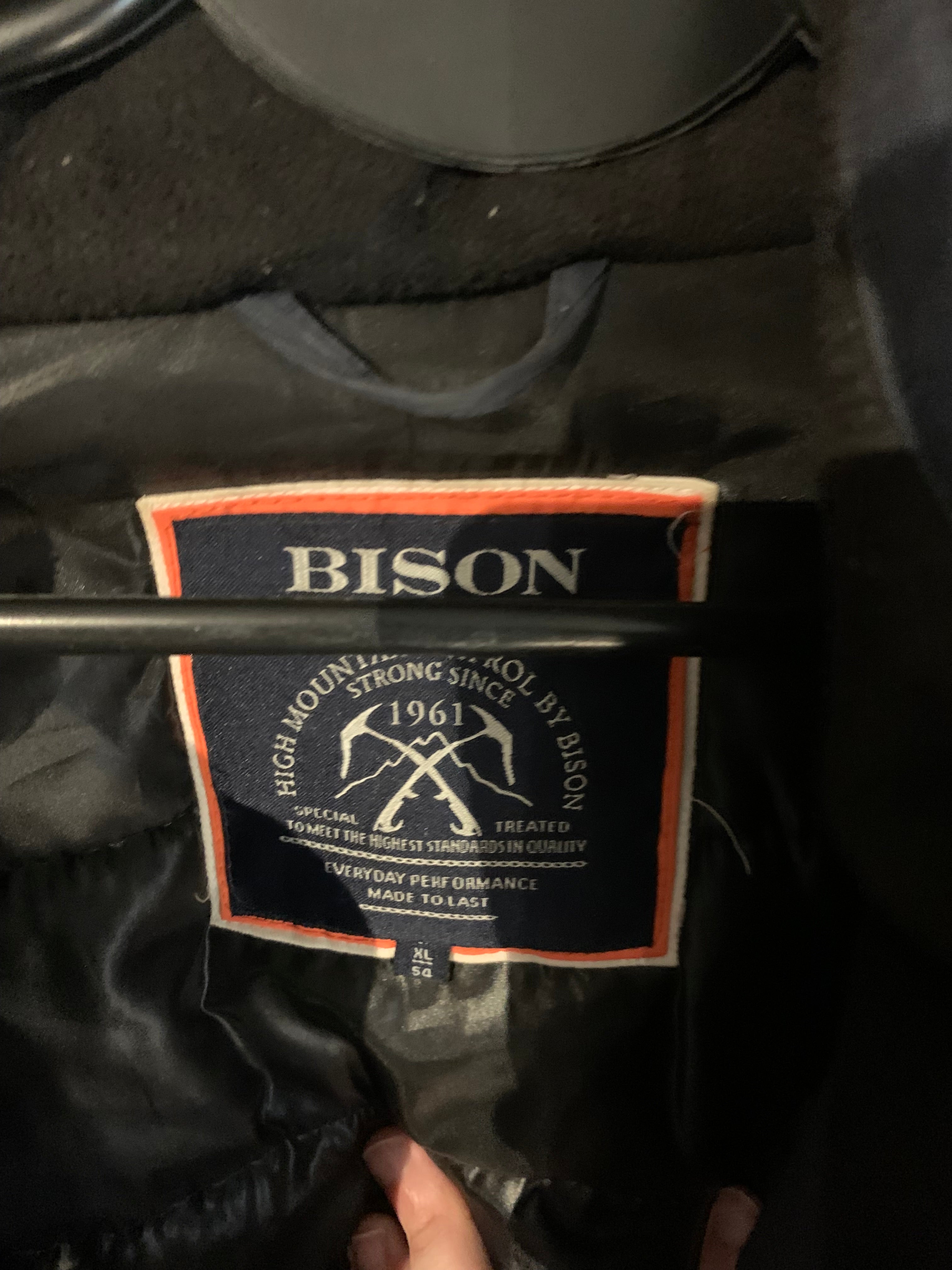 Bison „High Mountain Patrol“ Performance Jacke – XL – Navy/Orange – Sehr gut