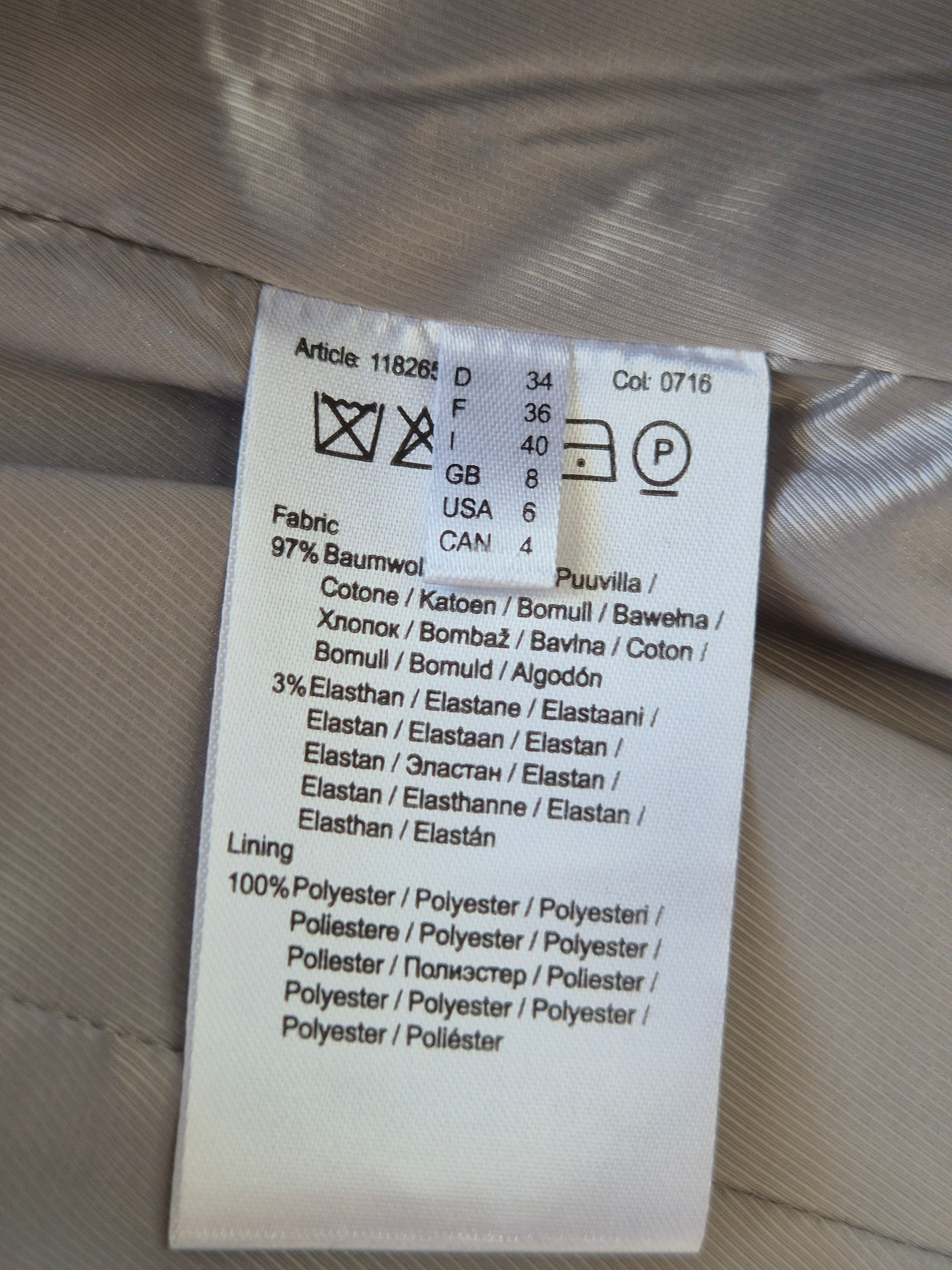 NEU! More & More Blazer Grau Gr. 34 – Business Chic, UVP €99,99