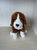 Teddy Hermann Beagle Plush, 25 cm, Brown/Black/White, Very Good Condition