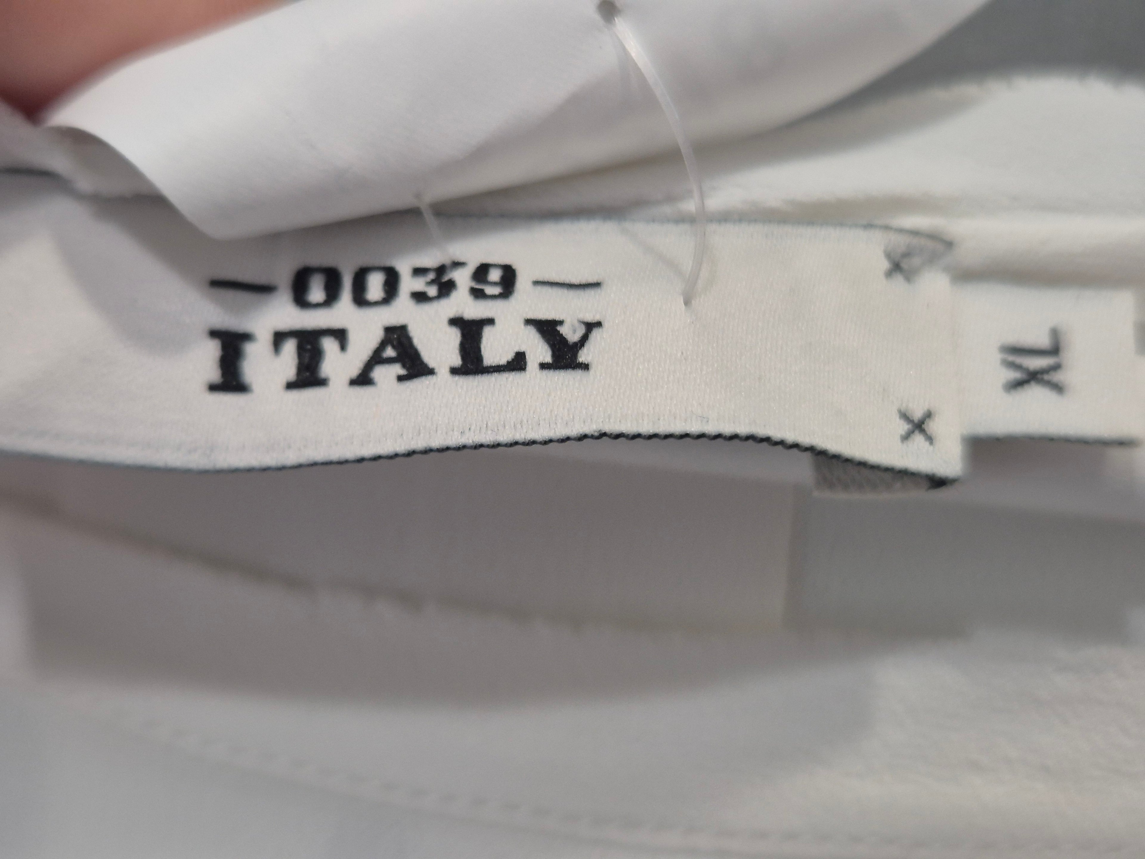 0039 ITALY Oversize Tunika/Bluse – Weiß, XL (EU 46, UK 18), Sehr gut
