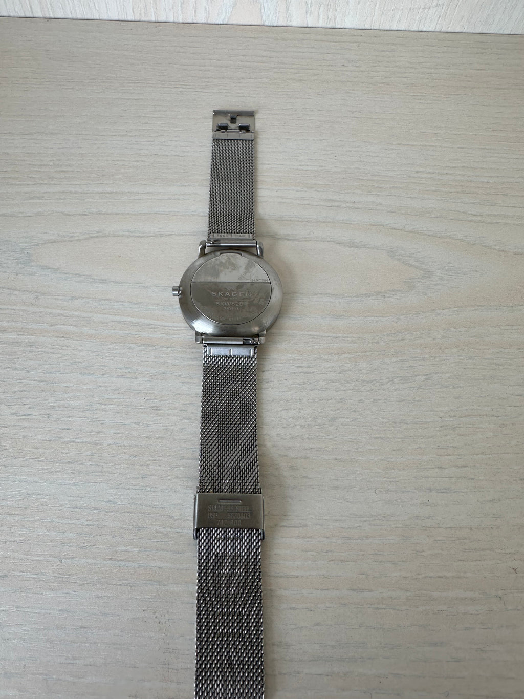 Skagen Hagen 40mm Men’s Watch Stainless Steel Mesh SKW6281 + Box, Used