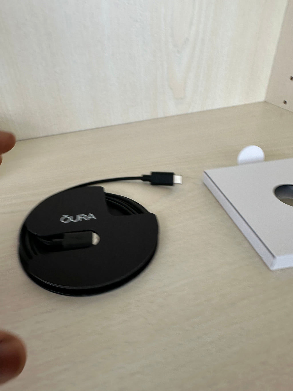 Oura Ring Gen 3 Horizon Stealth Größe 10 Smart Ring mit Ladegerät, Box, sehr gut