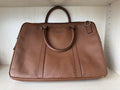 Burberry Leder Aktentasche Braun Medium – Guter Zustand, Staubbeutel, Gurt