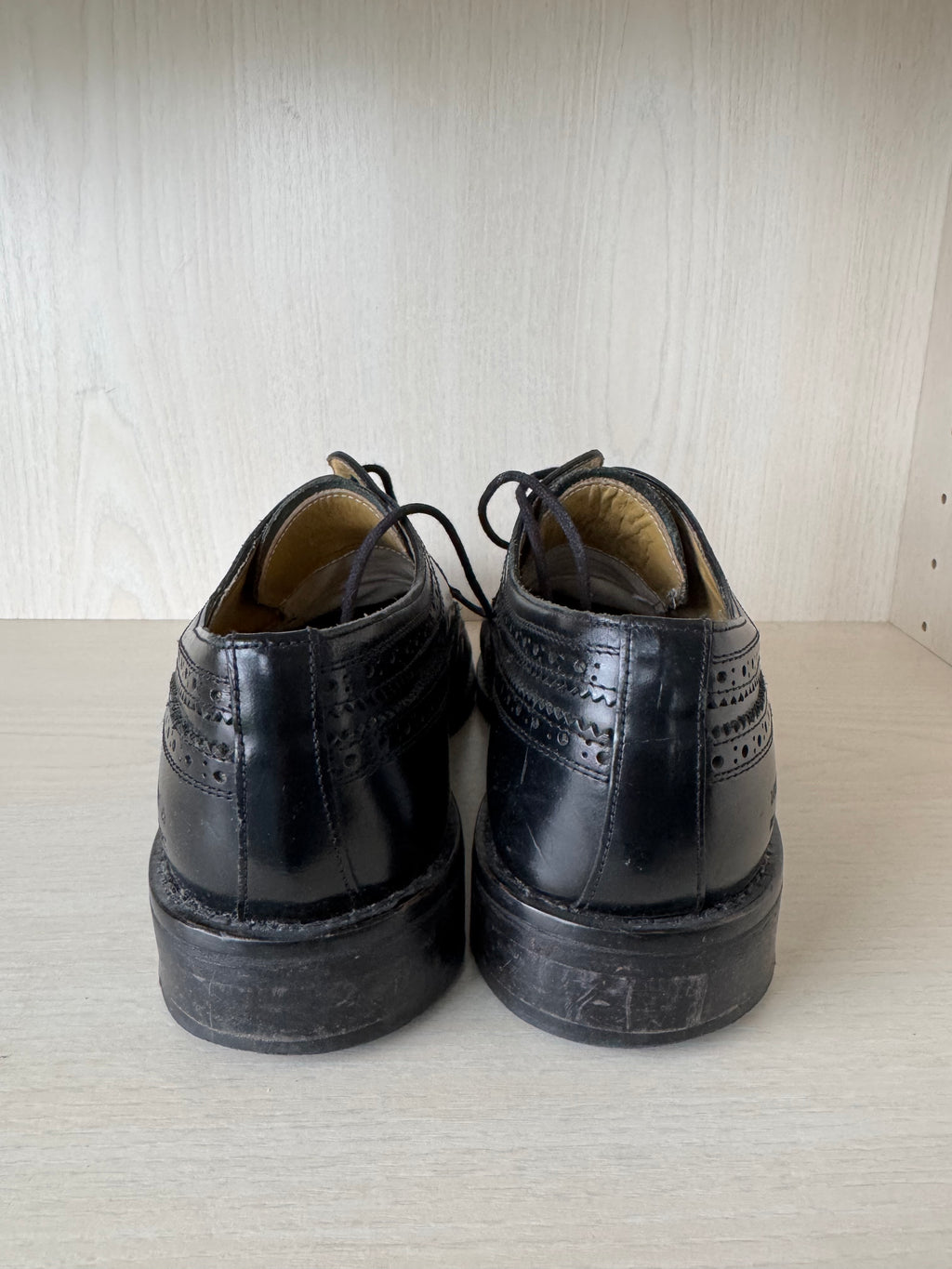 Melvin & Hamilton Brogue Oxfords – Black, Size 41, Normal Use
