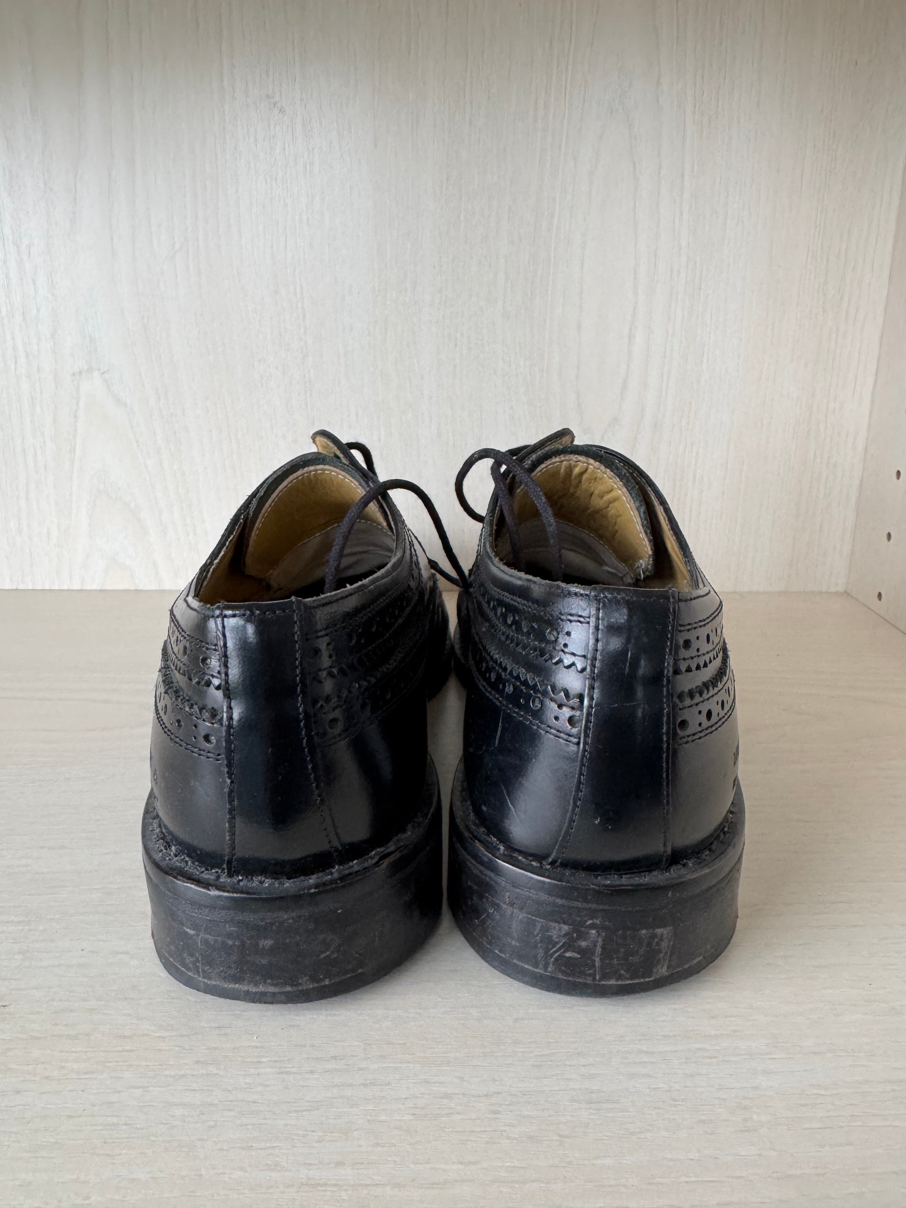 Melvin & Hamilton Brogue Oxfords – Black, Size 41, Normal Use
