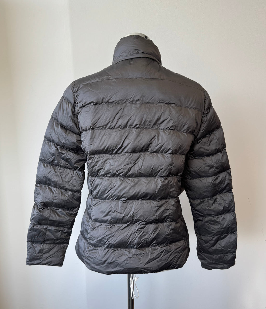 Massimo Dutti Feather-Down Jacket | Size L | Gray | Good Condition