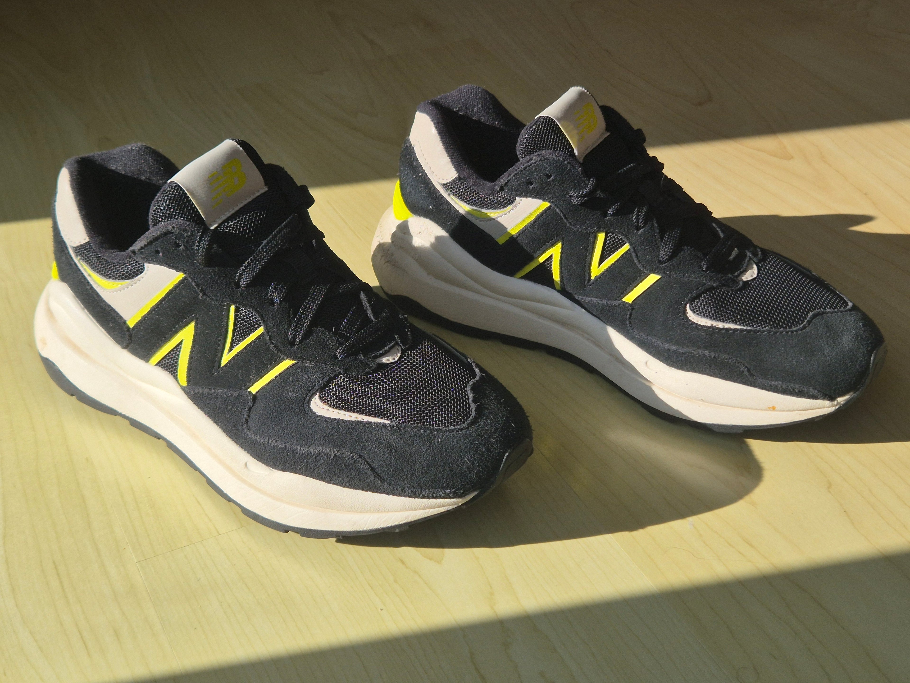 New Balance 57/40 – Schwarz/Gelb – EU 40,5 – Guter Zustand | Cirkular