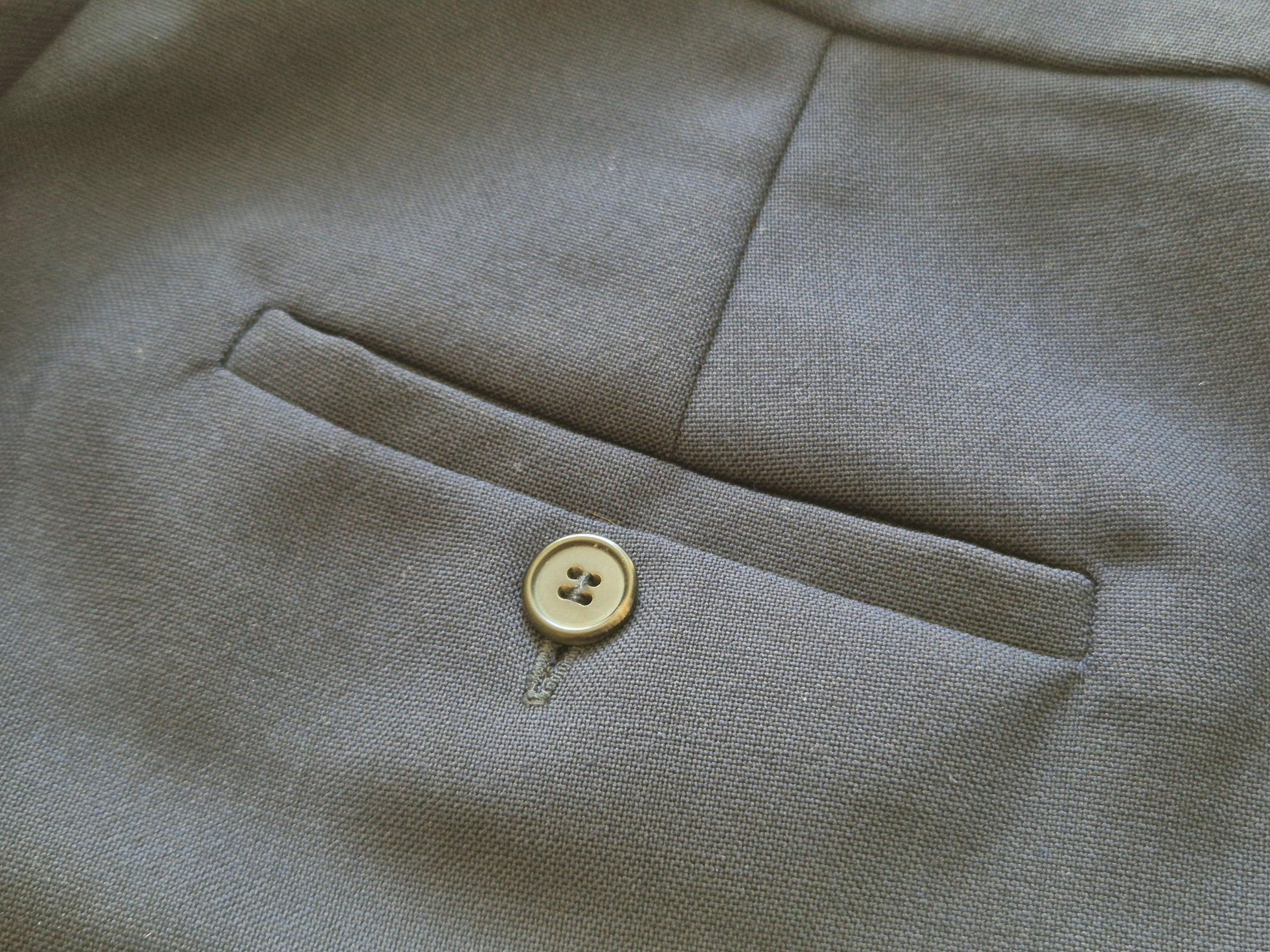 Max Mara ATELIER Navy Wool Trousers EU 38 | Very Good Condition