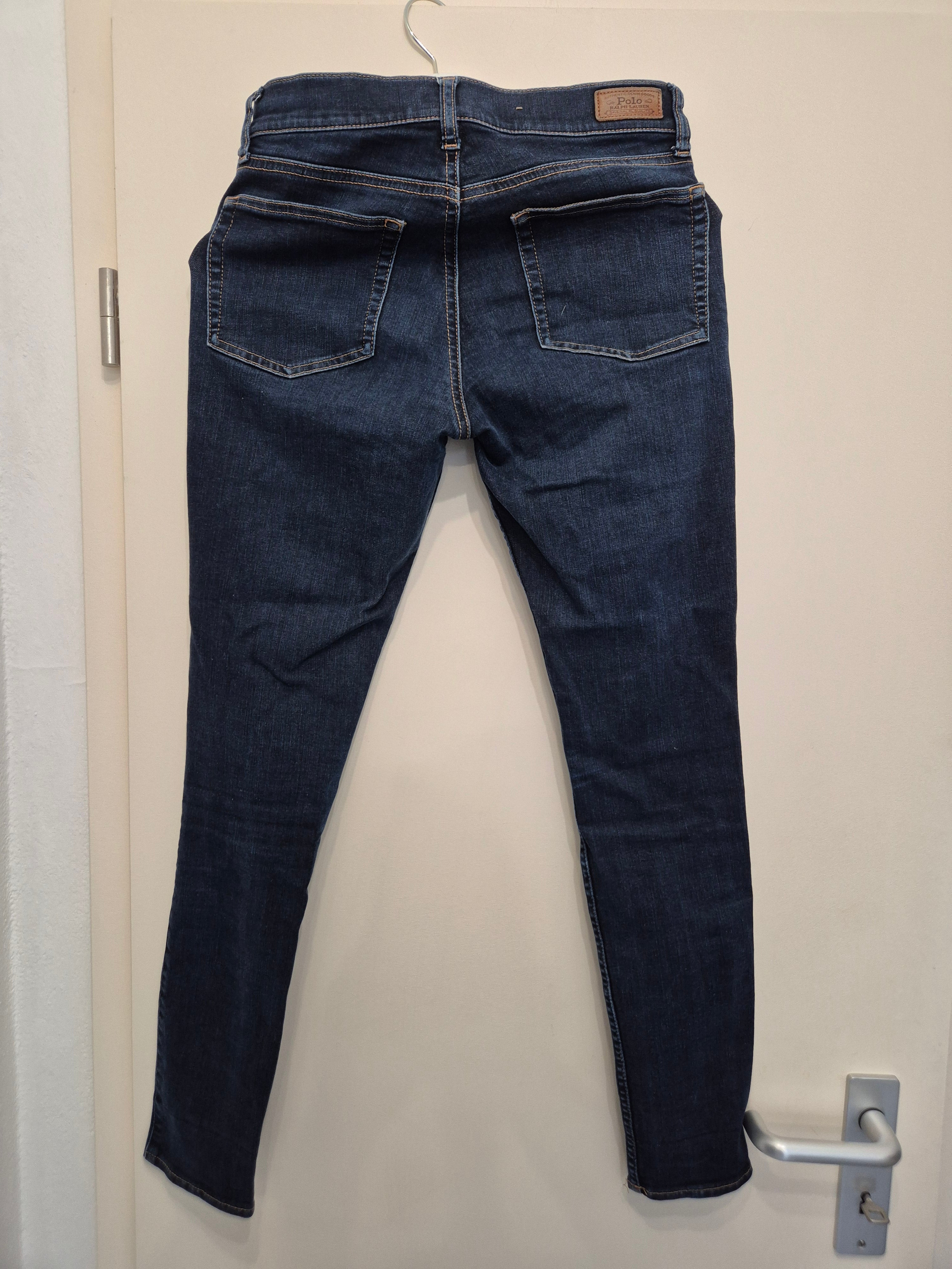 Polo Ralph Lauren Damen Skinny Jeans 28R Dunkelblau Stretch Sehr Gut