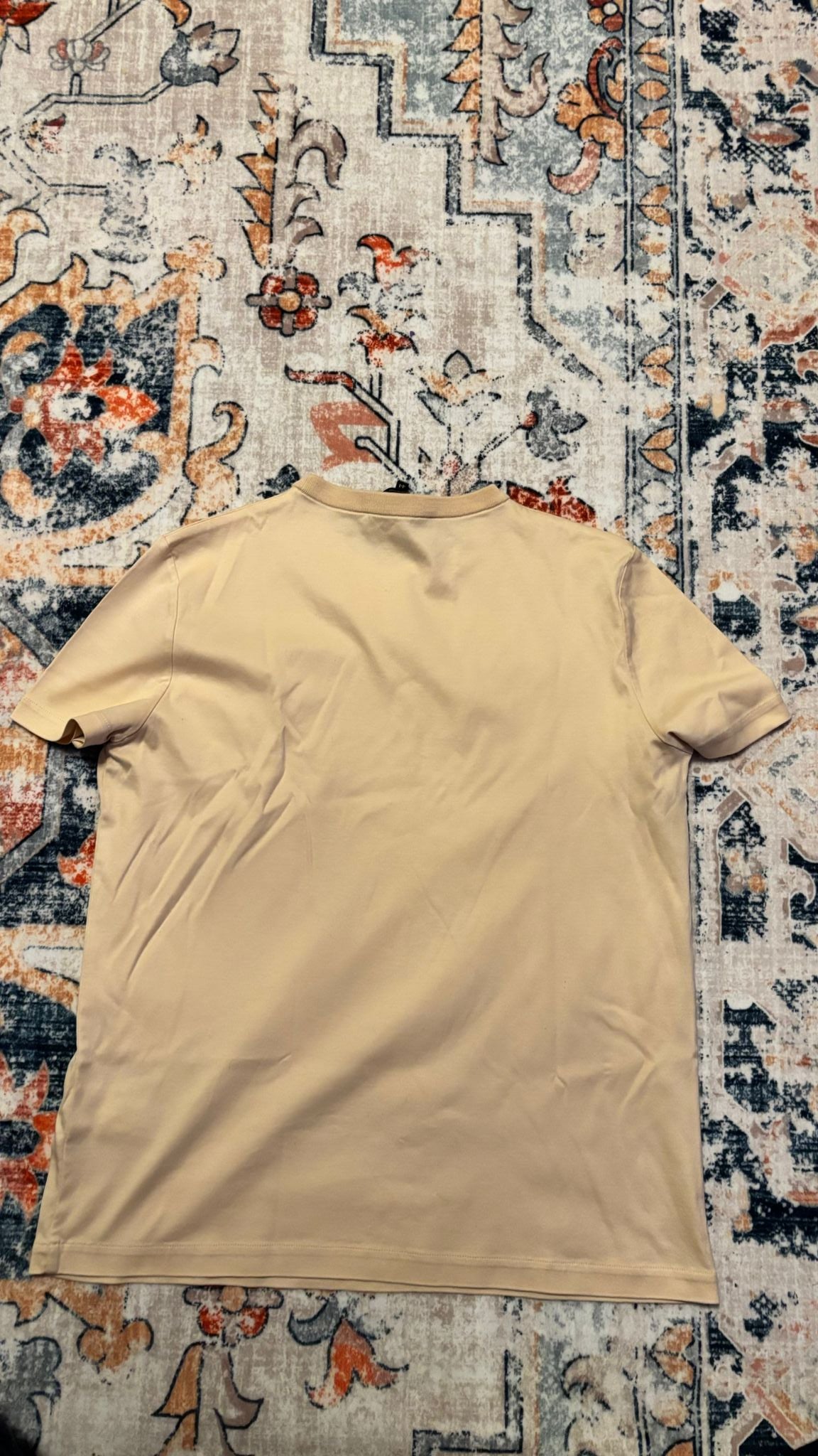 Loro Piana T-Shirt 100% Baumwolle IT 44 / EU S – Creme – Sehr Gut