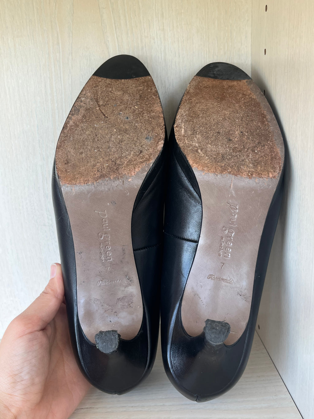 Paul Green Pumps Classic Schwarz Leder EU 41, guter Zustand
