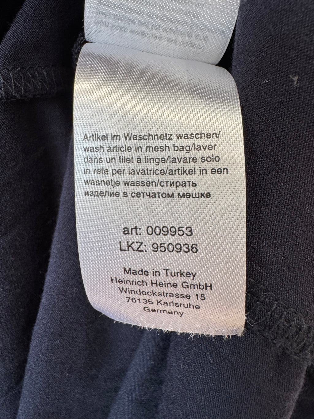 Ashley Brooke Cocktail Dress – Navy Blue, Chiffon & Sequins, Size 44, Very Good