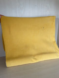 PAD Concept Reversible Blanket Yellow/Grey 145x175cm Cotton Blend Poor Condition