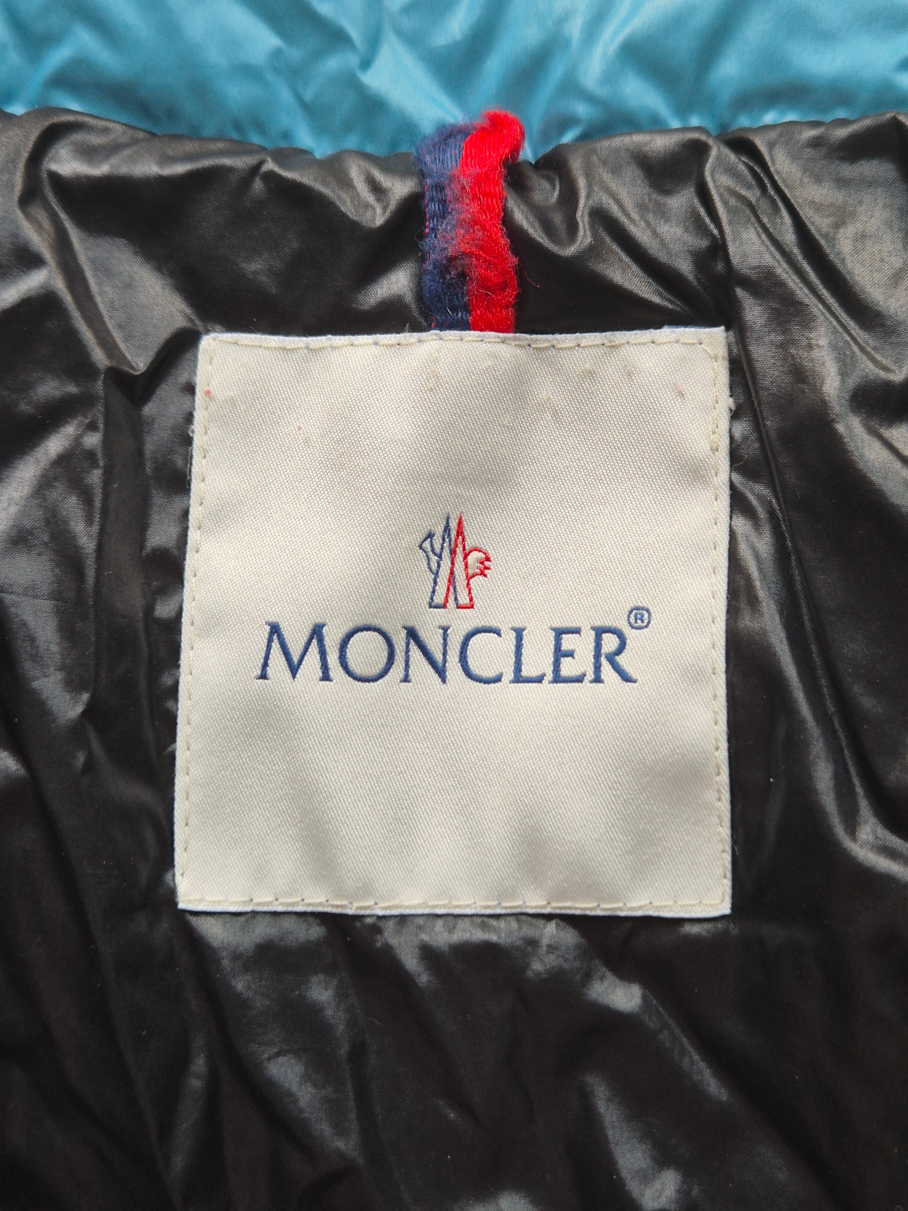Moncler Enfant Daunenjacke 104 cm Blau, Guter Zustand