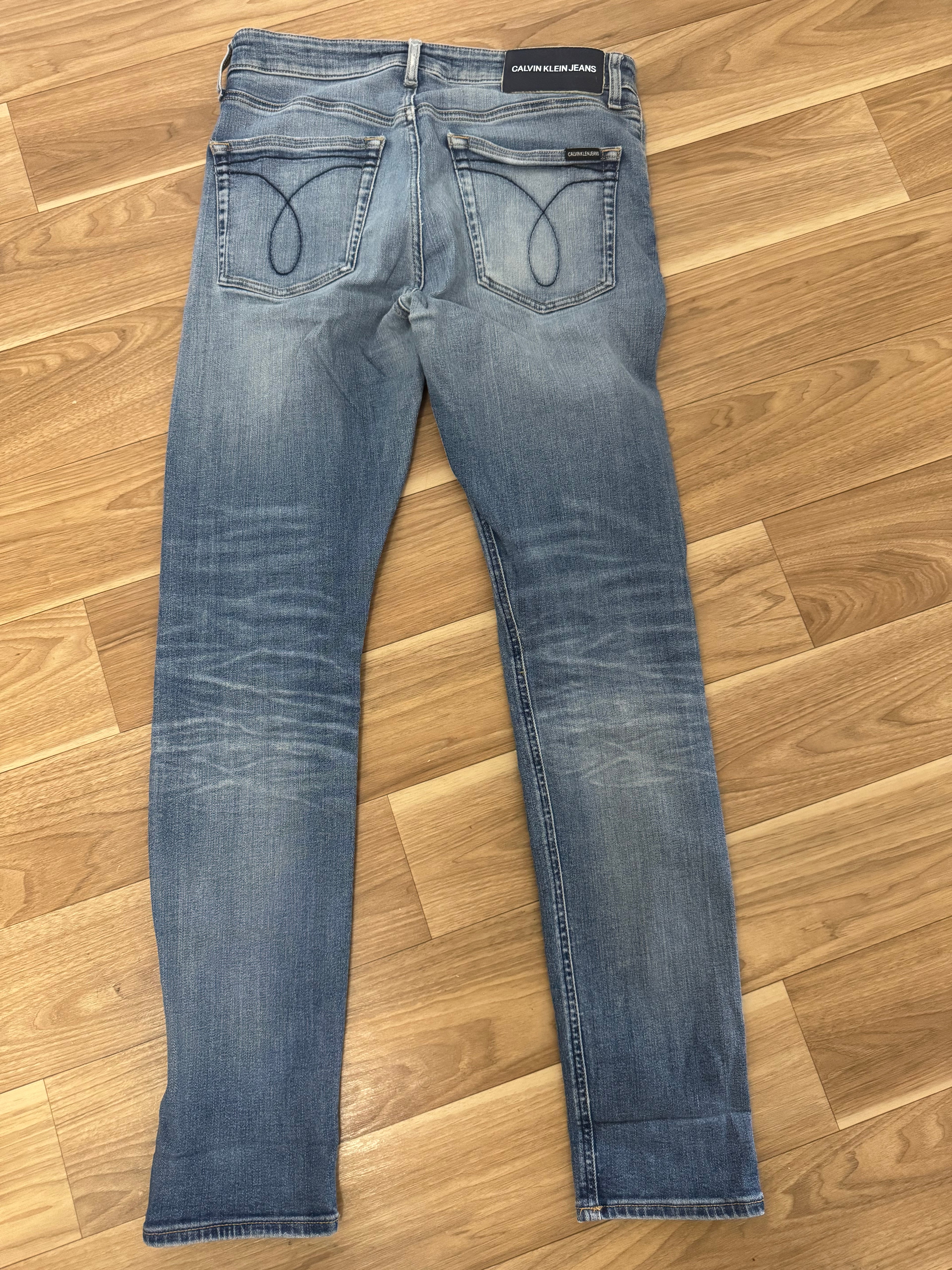 Calvin Klein Straight Fit Jeans W32 L32 Light Blue, Normal Use