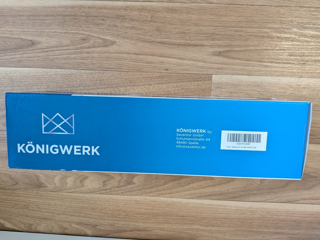 Königwerk Cable Management Tray Medium White Metal Like New