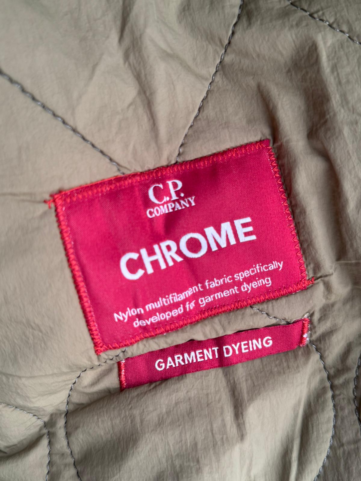 C.P. Company Chrome-R Lens Bomberjacke, Light Olive, Größe M, Neu mit Etikett