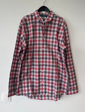 Tommy Jeans Men's Plaid Shirt, Regular Fit, Red/Black, Size XL, Normal Use