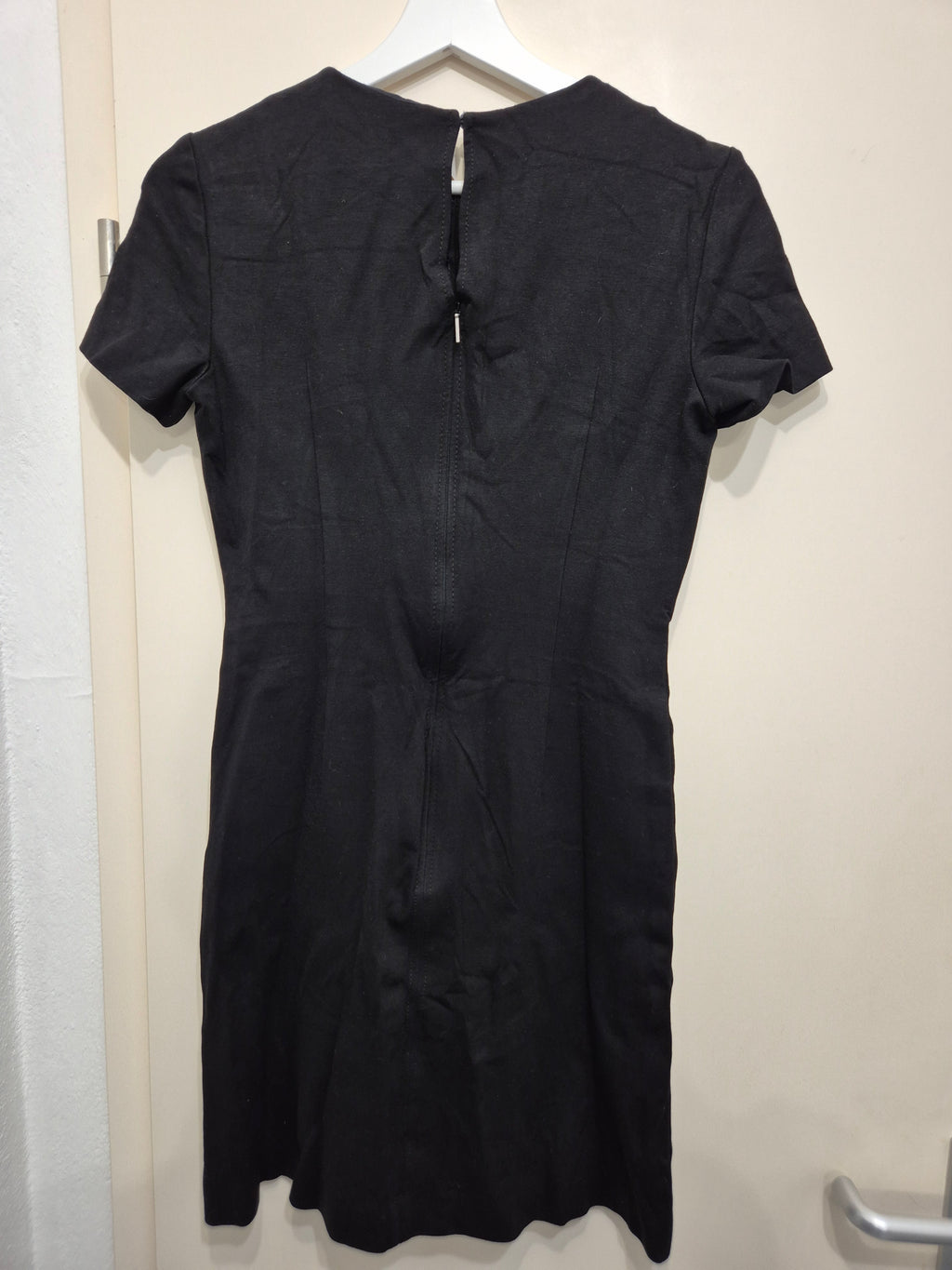 Hugo Boss Kleid Schwarz Baumwollmix Größe 34 Guter Zustand