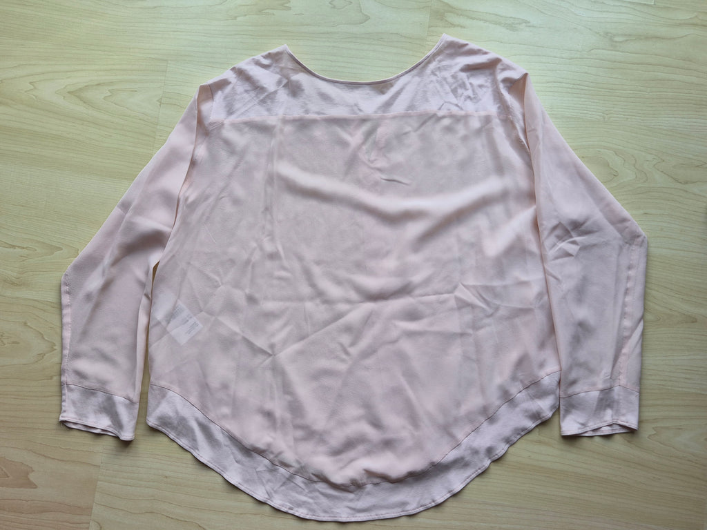Marc Cain Seidenbluse – Rose, Größe 40, guter Zustand
